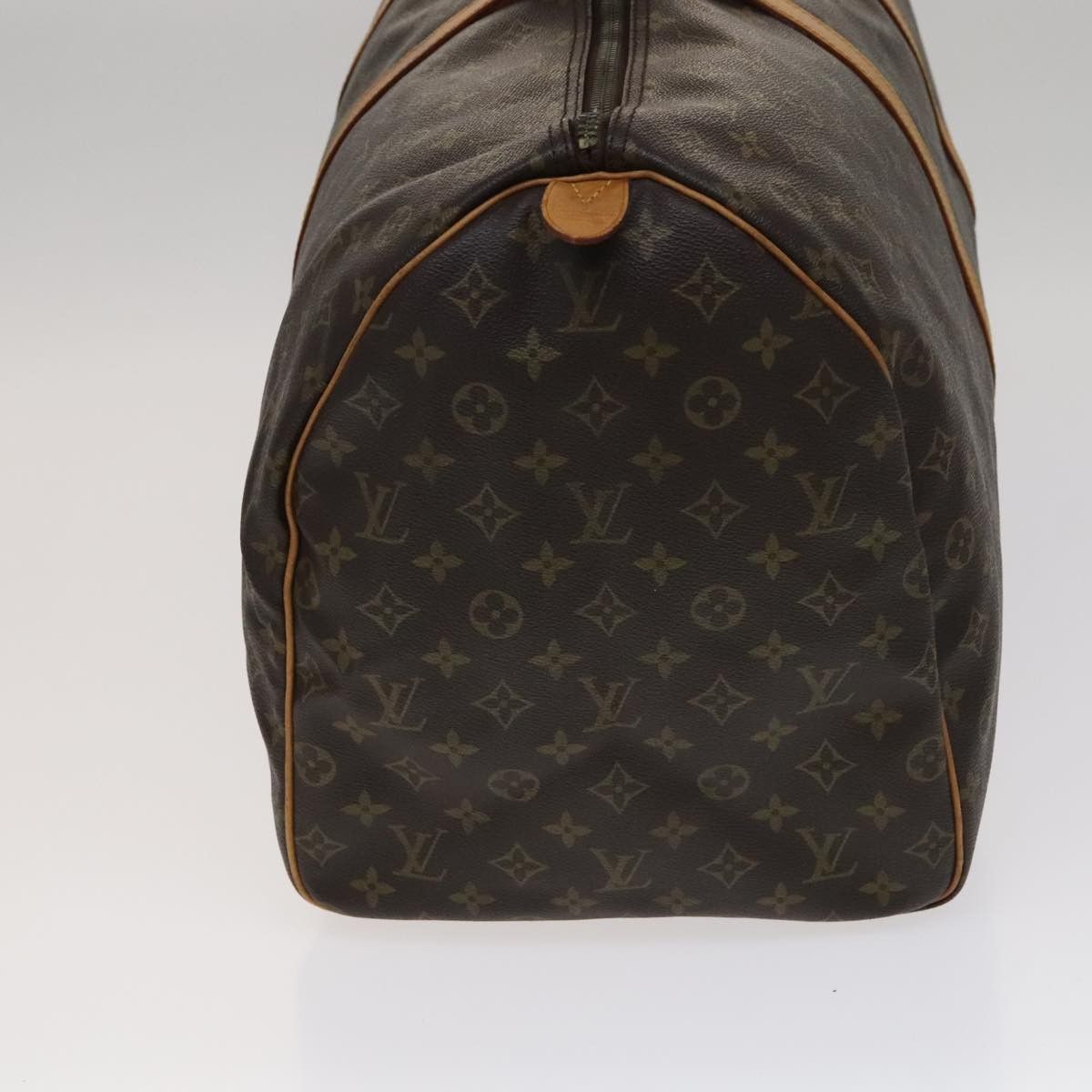 Louis Vuitton Keepall 60 Brown Canvas Travel Bag (Pre-Owned) Size ONE SIZE - 4 Thumbnail