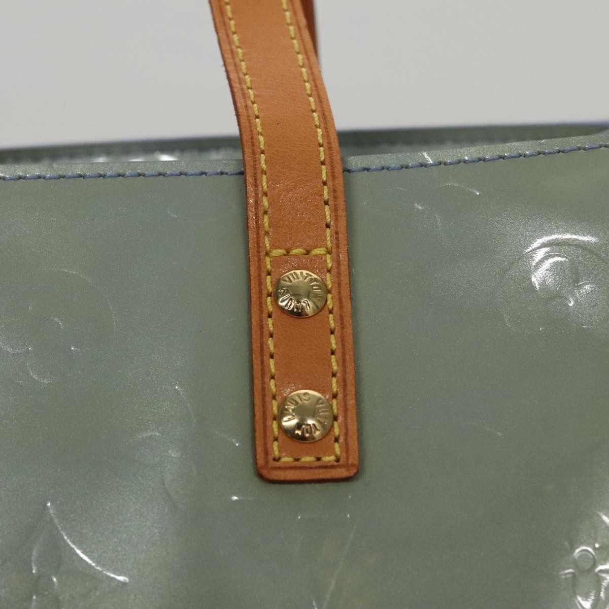 Louis Vuitton Reade Blue Patent Leather Handbag (Pre-Owned) Size ONE SIZE - 13 Thumbnail