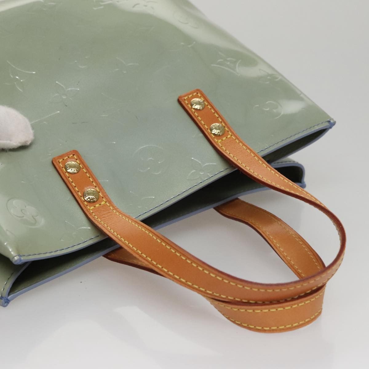 Louis Vuitton Reade Blue Patent Leather Handbag (Pre-Owned) Size ONE SIZE - 5 Thumbnail