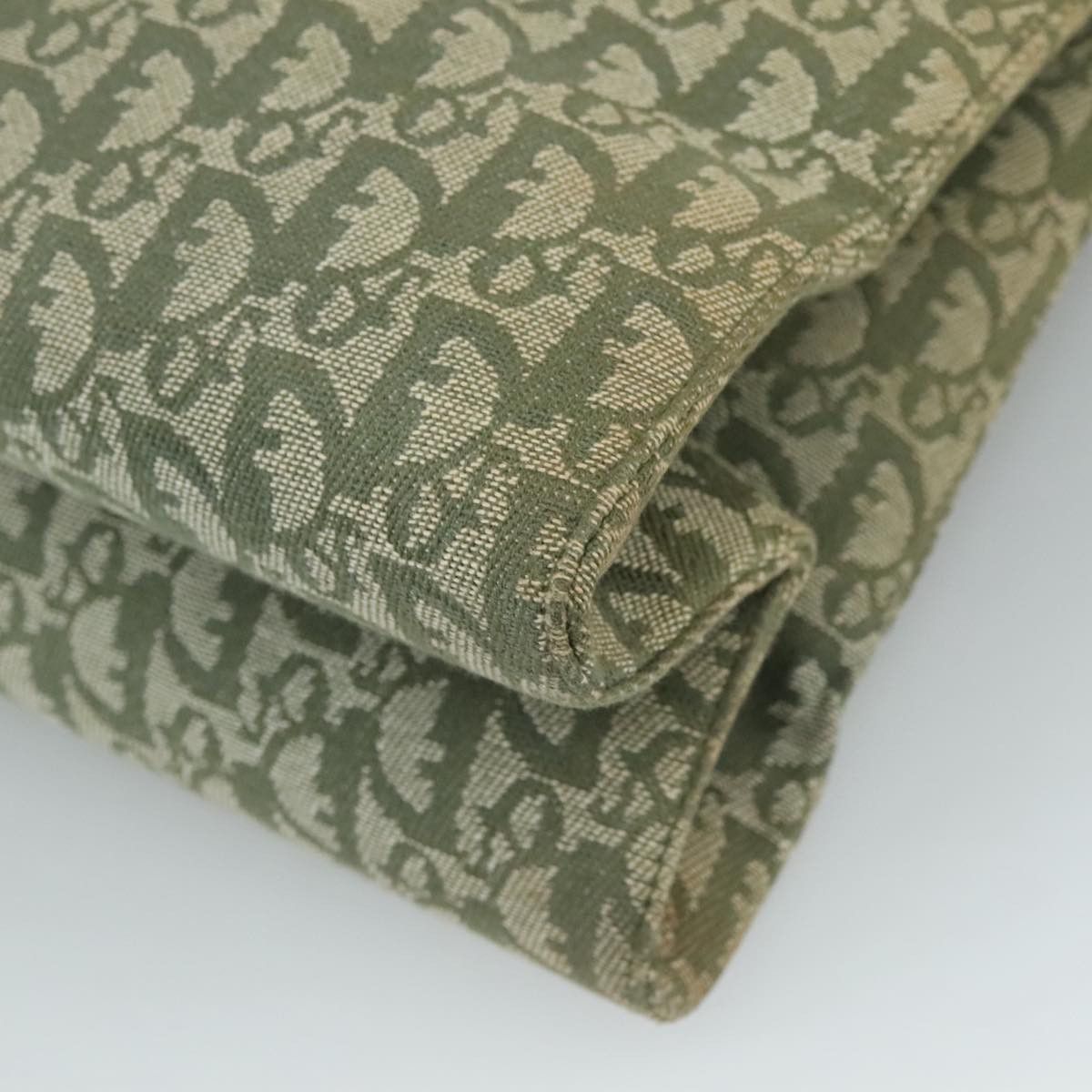 Dior Trotter Khaki Canvas Tote Bag (Pre-Owned) Size ONE SIZE - 9 Thumbnail