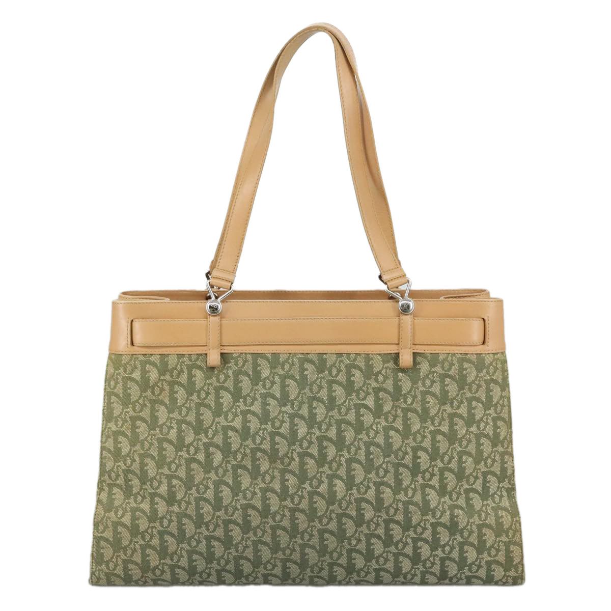 Dior Trotter Khaki Canvas Tote Bag (Pre-Owned) Size ONE SIZE - 2 Thumbnail