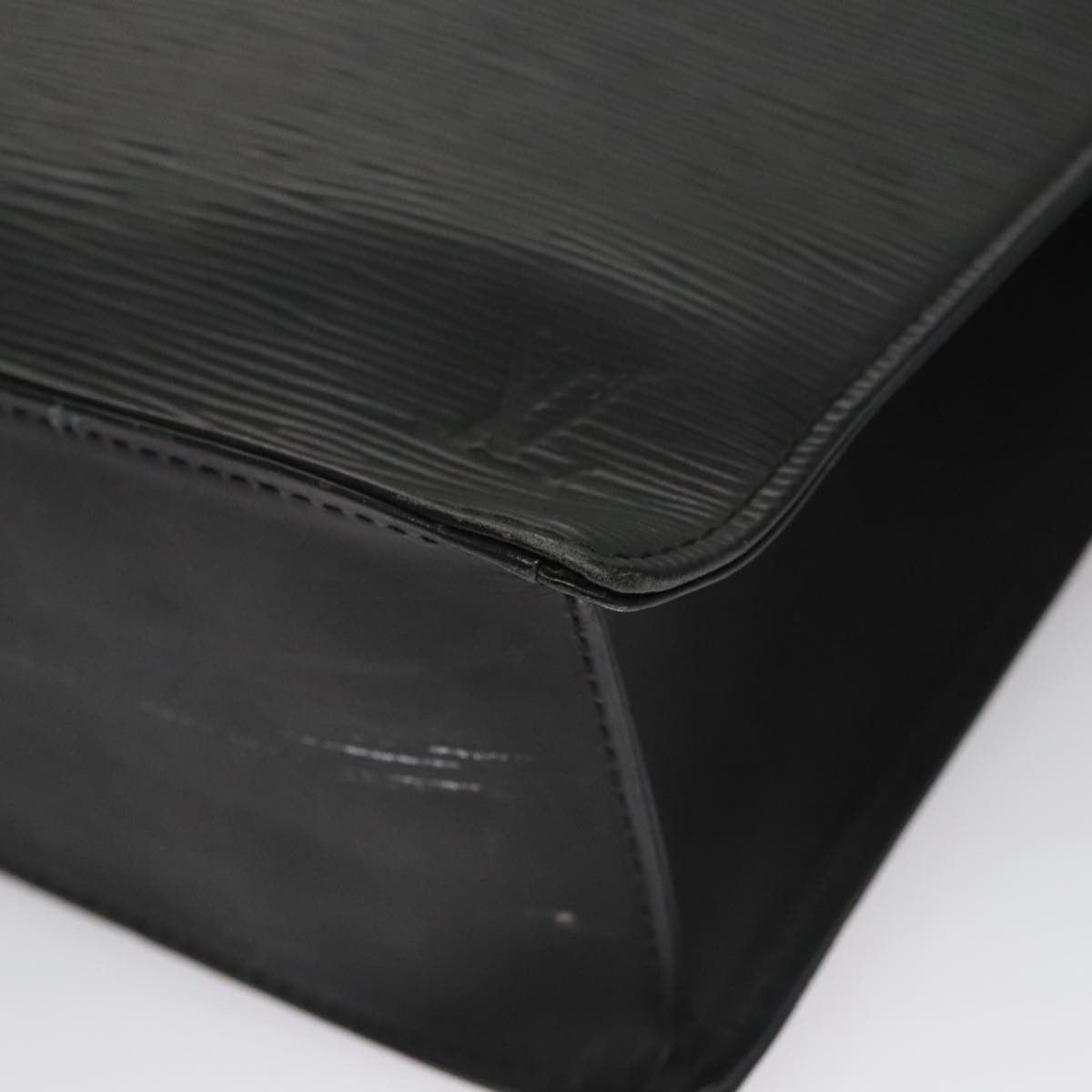 Louis Vuitton Sac Plat Black Leather Handbag (Pre-Owned) Size ONE SIZE - 6 Thumbnail