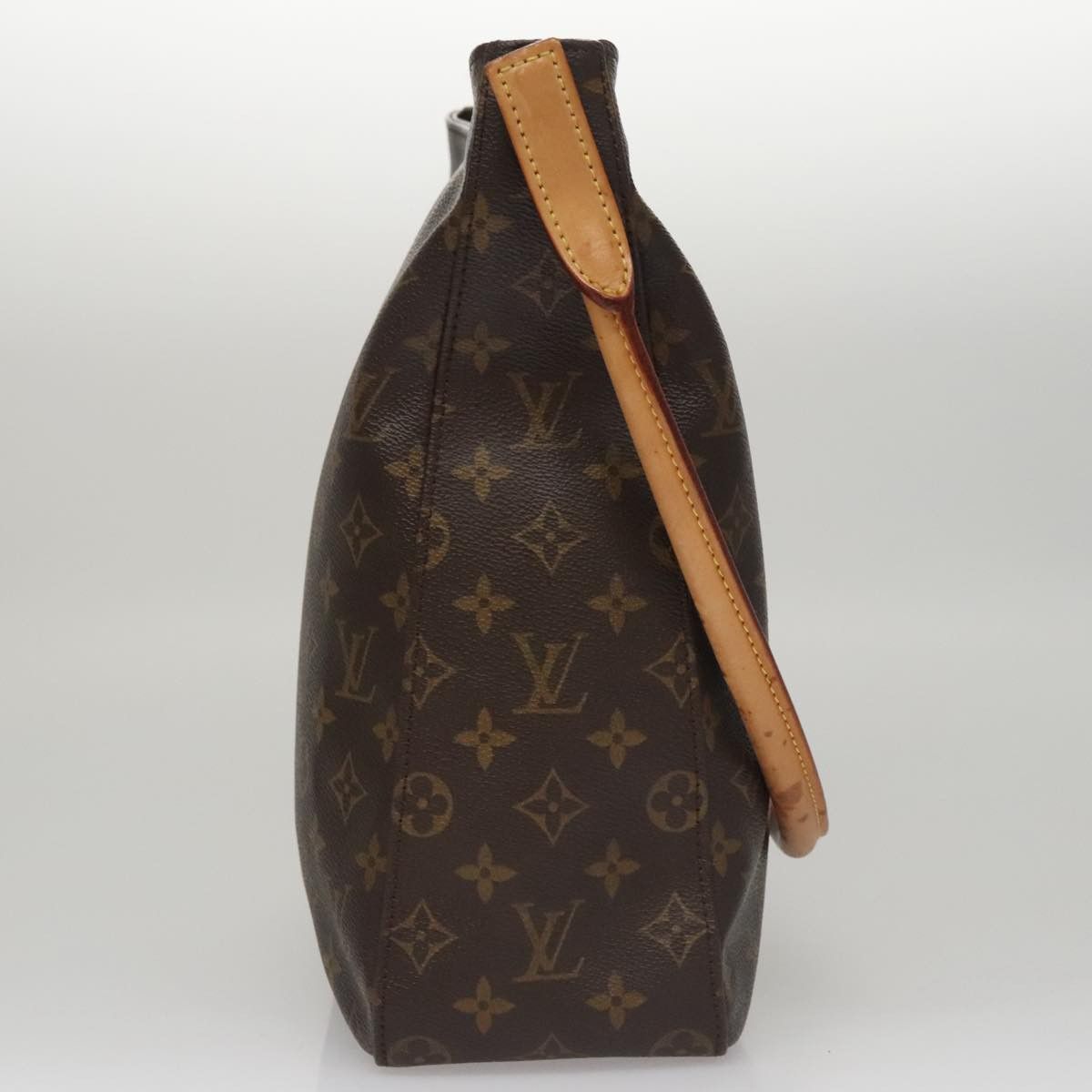 Louis Vuitton Looping Gm Brown Canvas Shoulder Bag (Pre-Owned) Size ONE SIZE - 4 Thumbnail