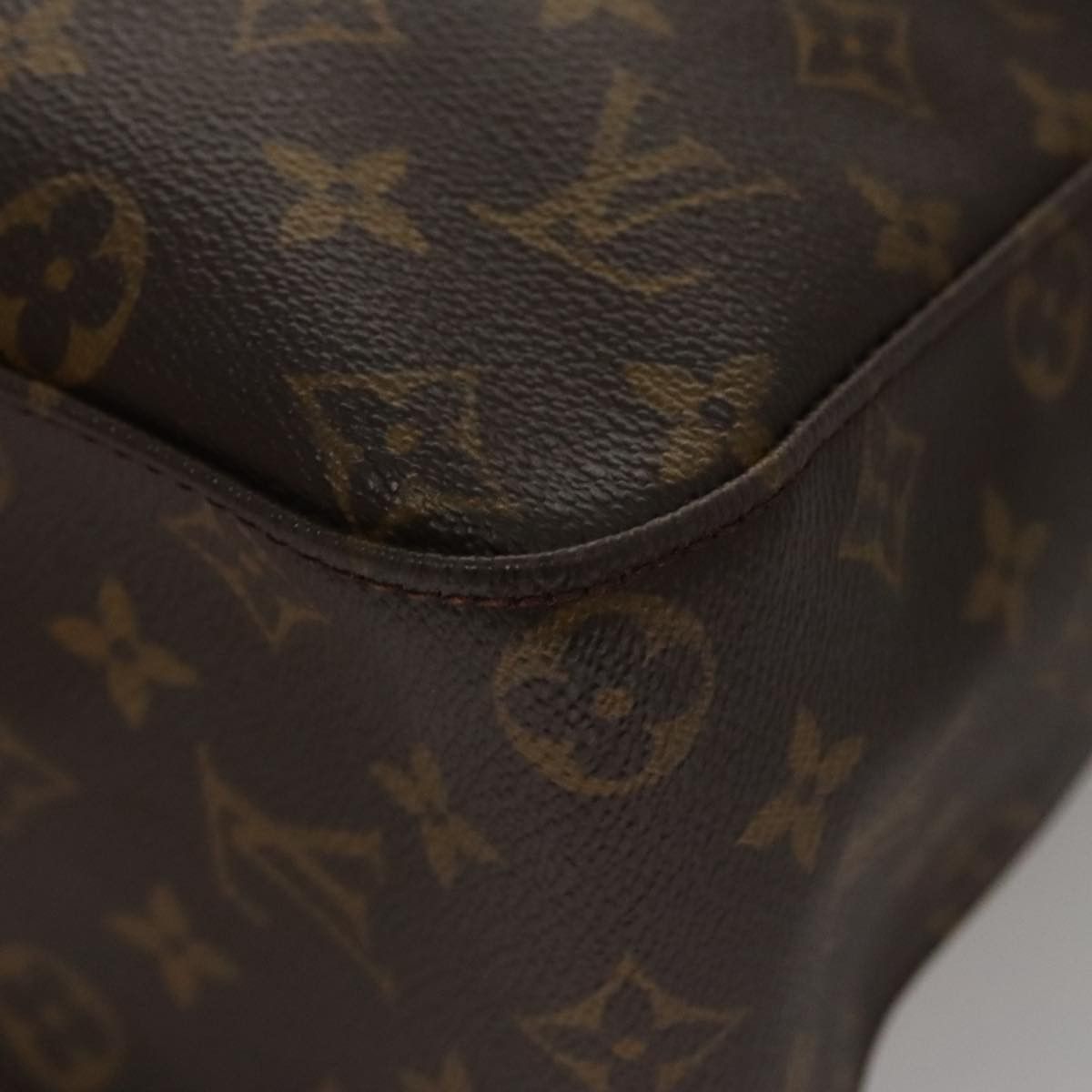 Louis Vuitton Looping Gm Brown Canvas Shoulder Bag (Pre-Owned) Size ONE SIZE - 9 Thumbnail