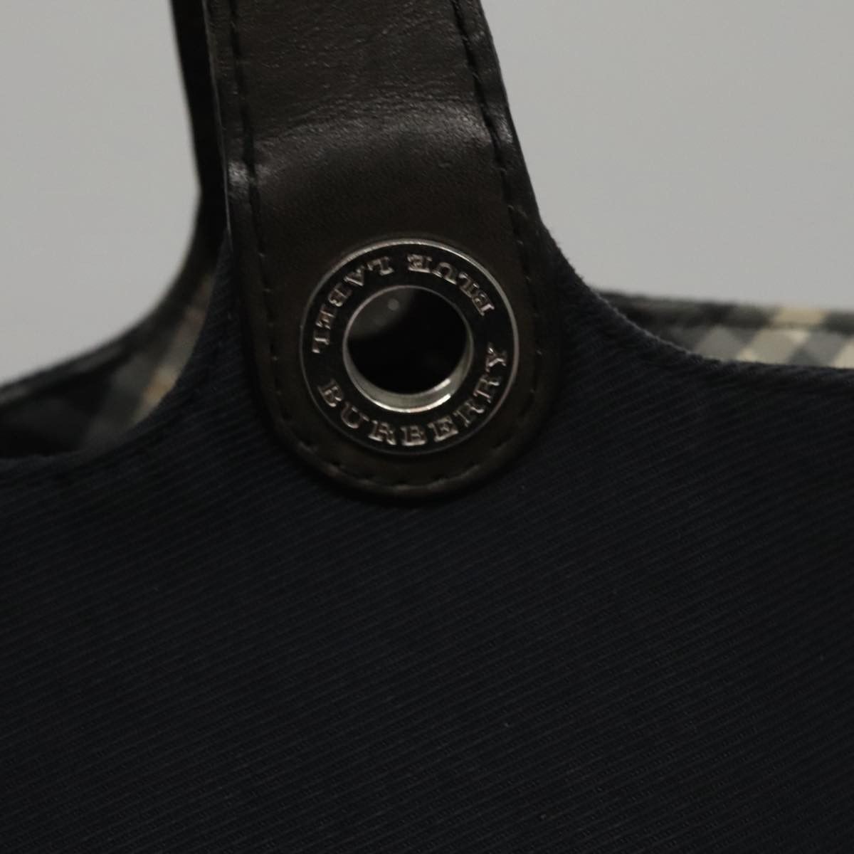 Burberry Blue Label Navy Canvas Handbag (Pre-Owned) Size ONE SIZE - 11 Thumbnail