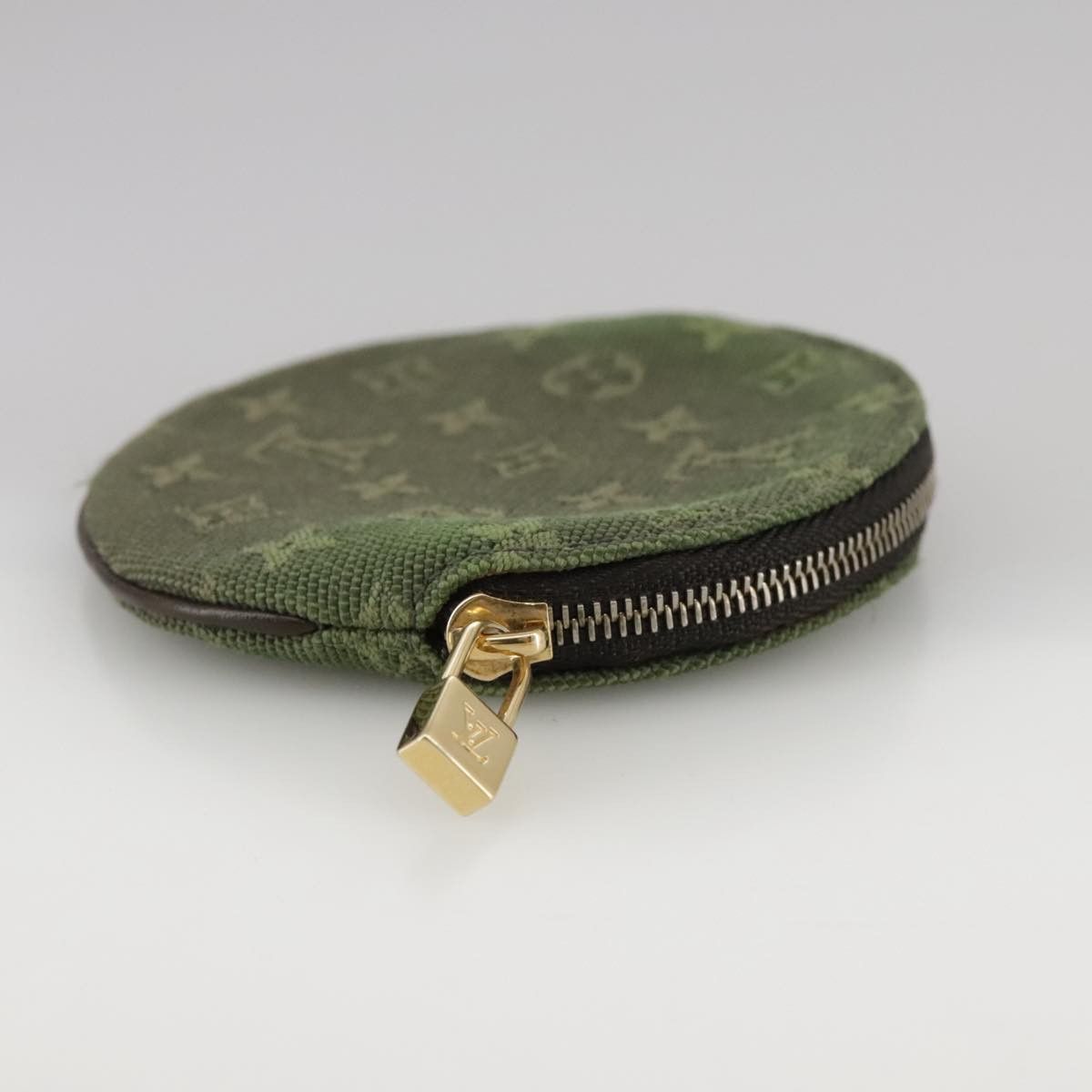 Louis Vuitton Portefeuille Ron Khaki Canvas Wallet (Pre-Owned) Size ONE SIZE - 4 Thumbnail