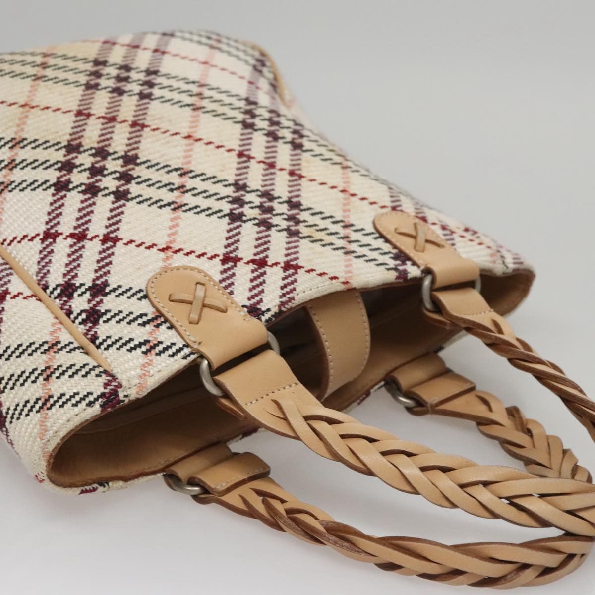 Burberry Blue Label Multicolour Canvas Handbag (Pre-Owned) Size ONE SIZE - 17 Thumbnail