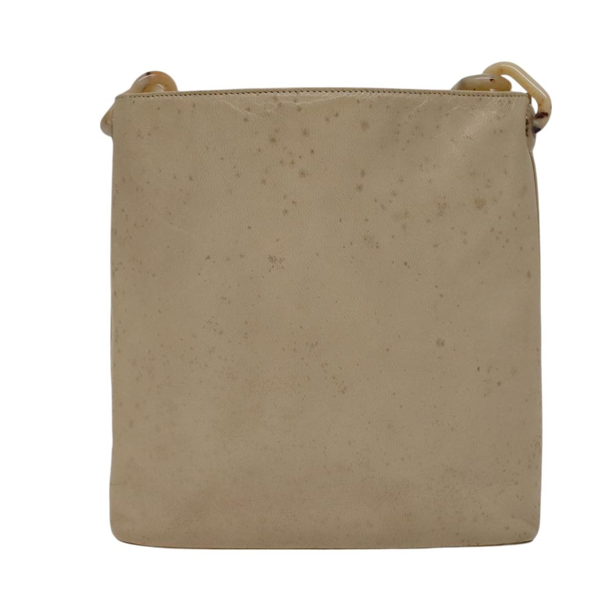 Prada Beige Leather Shoulder Bag (Pre-Owned) Size ONE SIZE - 18 Thumbnail