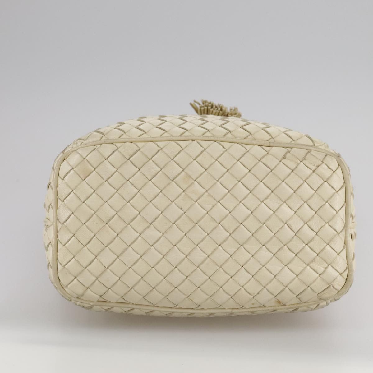 Bottega Veneta Beige Leather Handbag (Pre-Owned) Size ONE SIZE - 18 Thumbnail