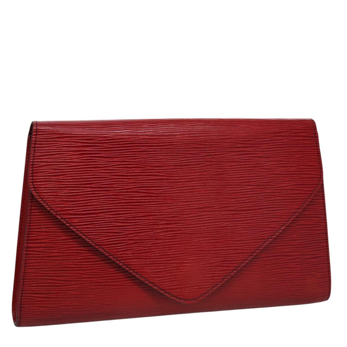 Louis Vuitton Art Déco Red Leather Clutch Bag (Pre-Owned) Size ONE SIZE - 19 Thumbnail