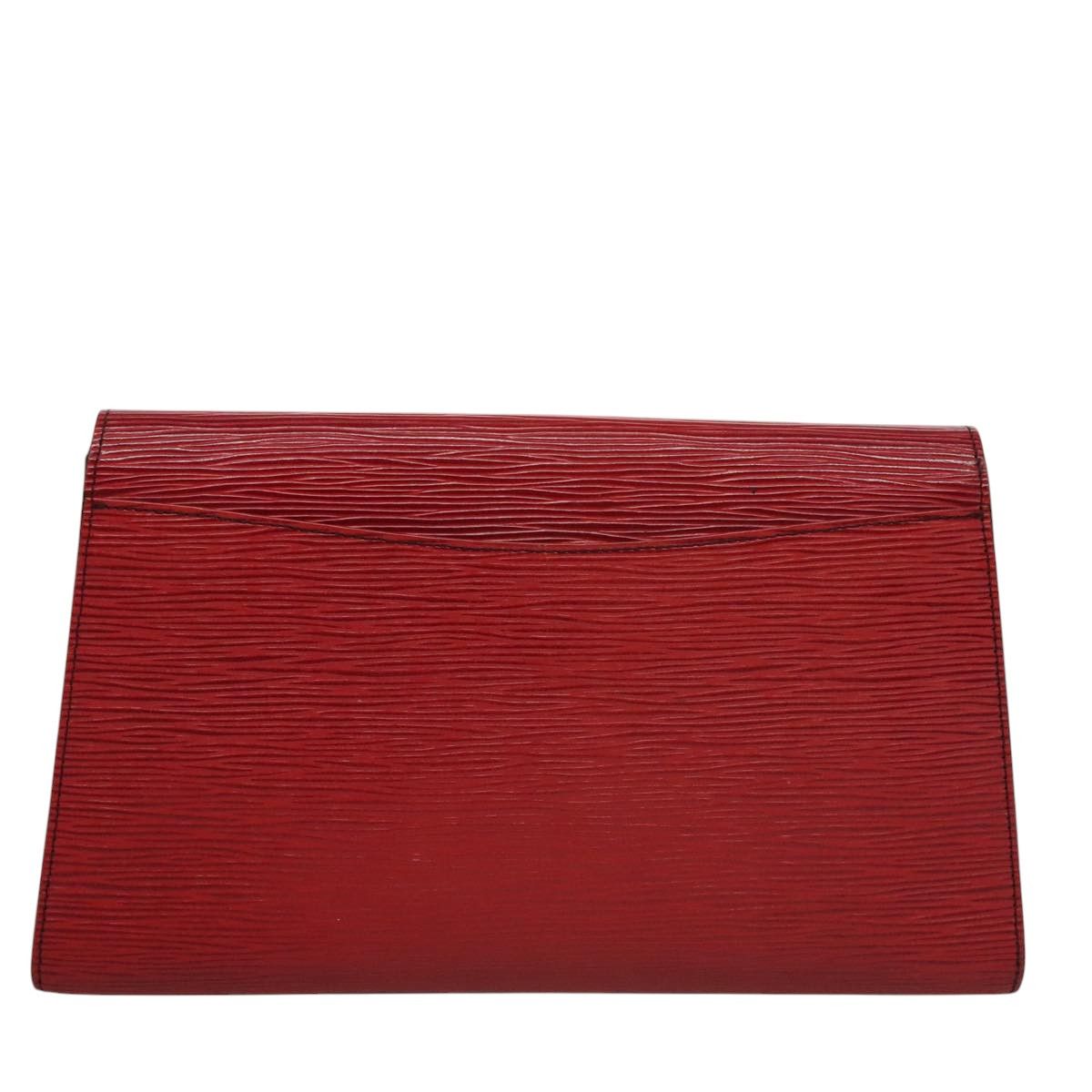 Louis Vuitton Art Déco Red Leather Clutch Bag (Pre-Owned) Size ONE SIZE - 2 Thumbnail