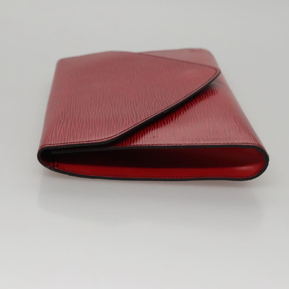 Louis Vuitton Art Déco Red Leather Clutch Bag (Pre-Owned) Size ONE SIZE - 4 Thumbnail