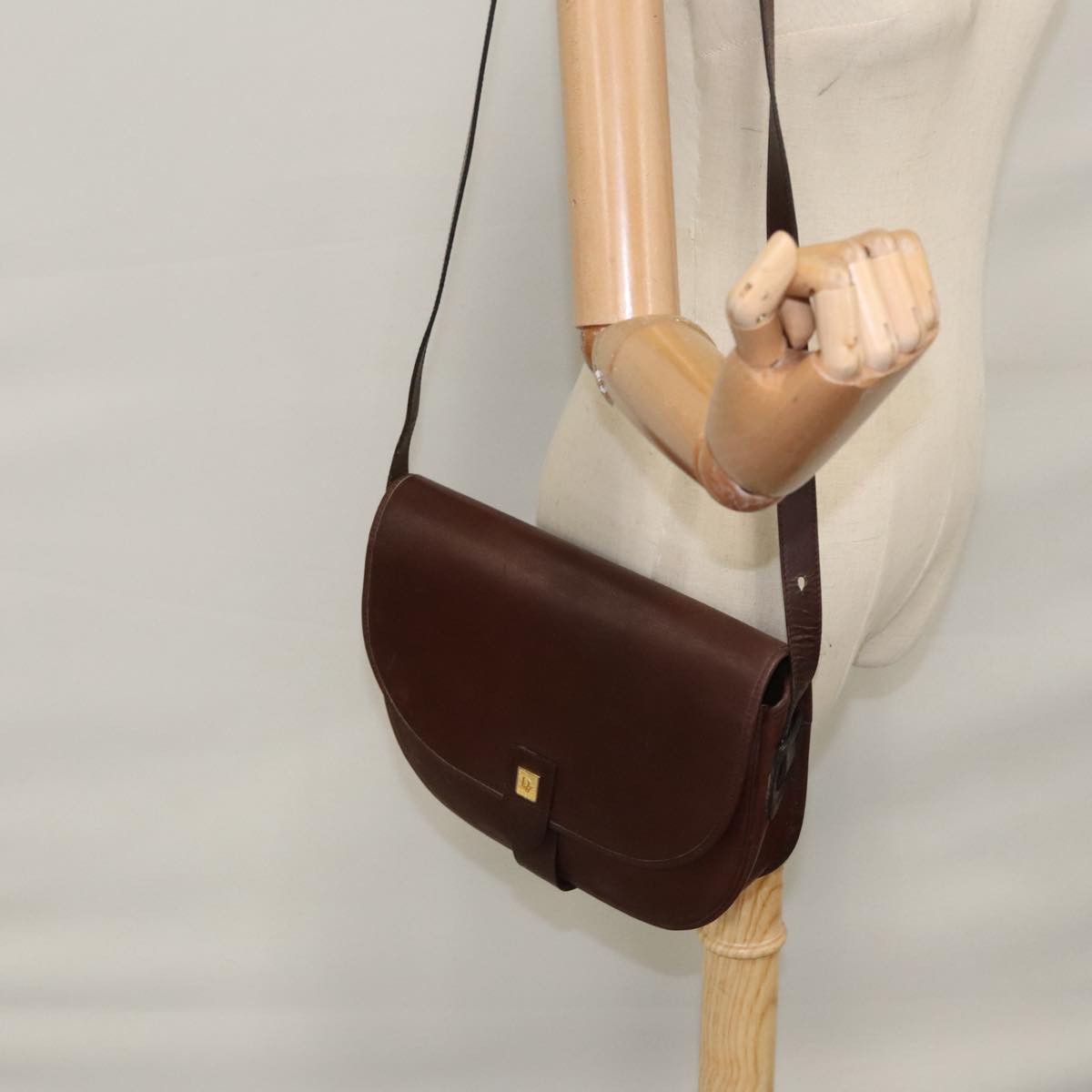 Dior Burgundy Leather Shoulder Bag (Pre-Owned) Size ONE SIZE - 16 Thumbnail