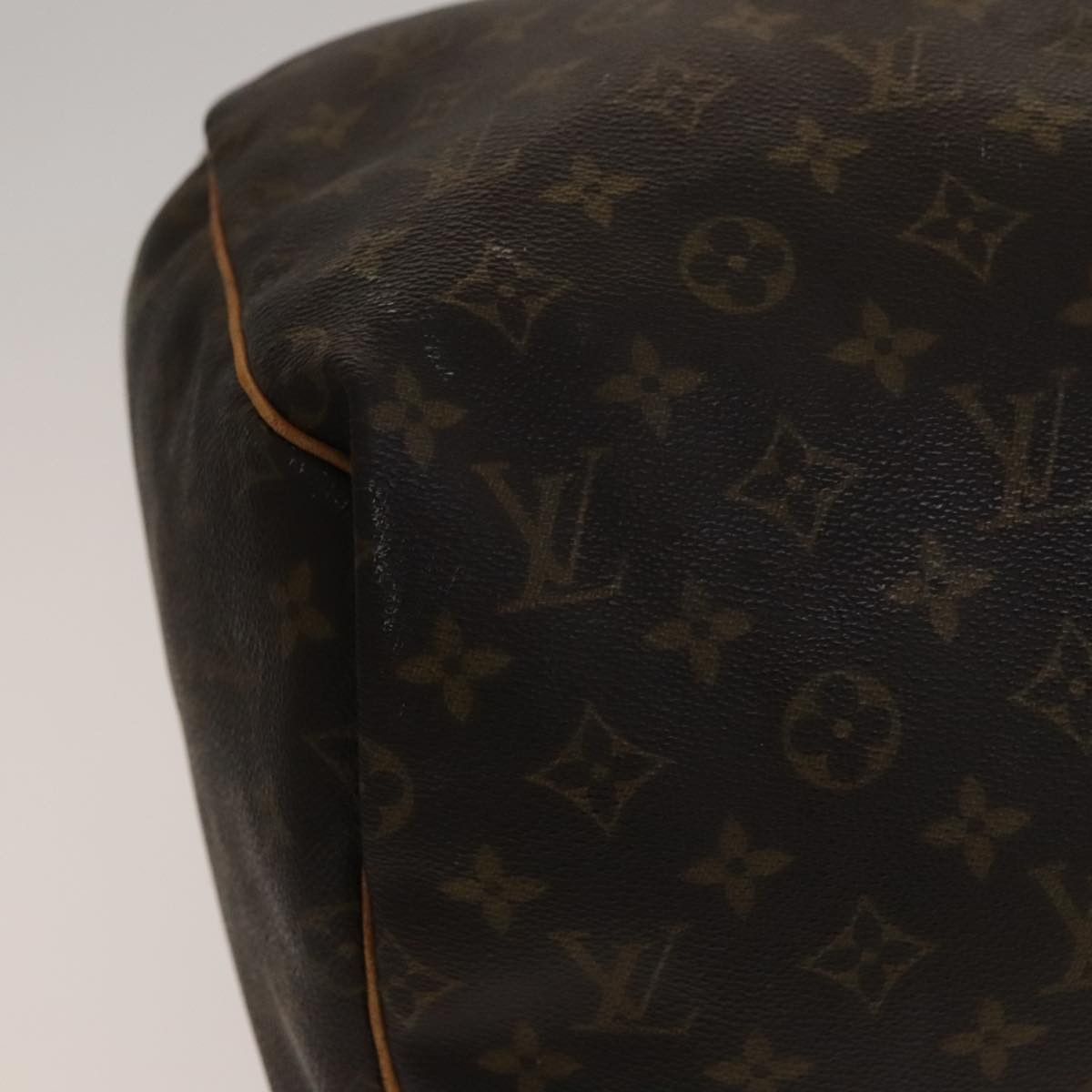 Louis Vuitton Keepall 55 Brown Canvas Travel Bag (Pre-Owned) Size ONE SIZE - 10 Thumbnail