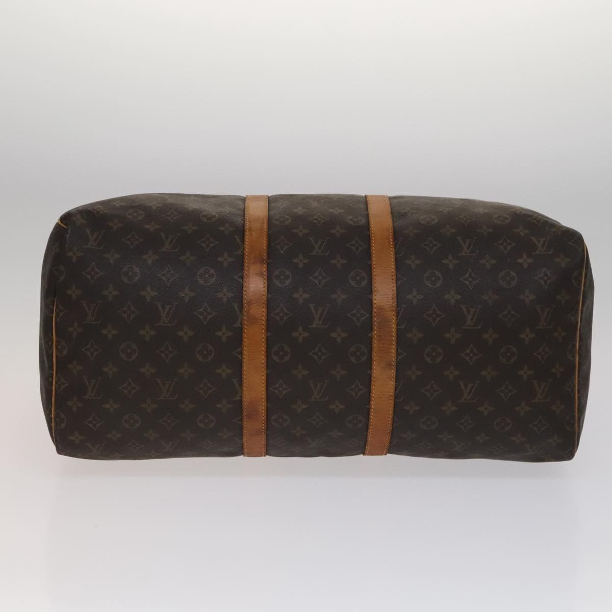 Louis Vuitton Keepall 55 Brown Canvas Travel Bag (Pre-Owned) Size ONE SIZE - 8 Thumbnail