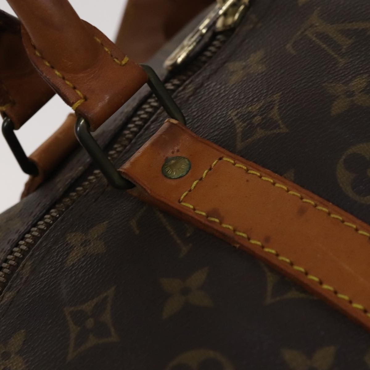 Louis Vuitton Keepall 55 Brown Canvas Travel Bag (Pre-Owned) Size ONE SIZE - 13 Thumbnail