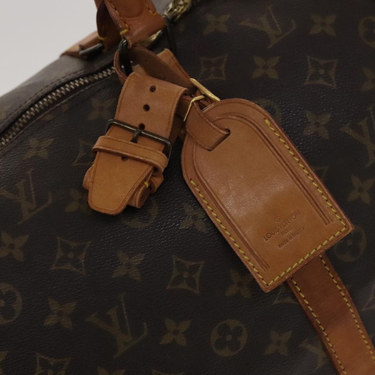 Louis Vuitton Keepall 55 Brown Canvas Travel Bag (Pre-Owned) Size ONE SIZE - 15 Thumbnail