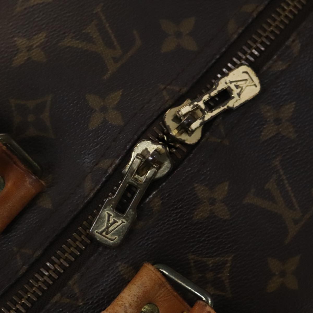 Louis Vuitton Keepall 55 Brown Canvas Travel Bag (Pre-Owned) Size ONE SIZE - 16 Thumbnail