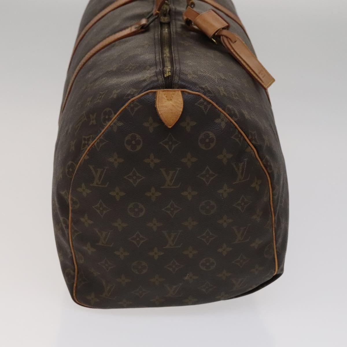 Louis Vuitton Keepall 55 Brown Canvas Travel Bag (Pre-Owned) Size ONE SIZE - 4 Thumbnail