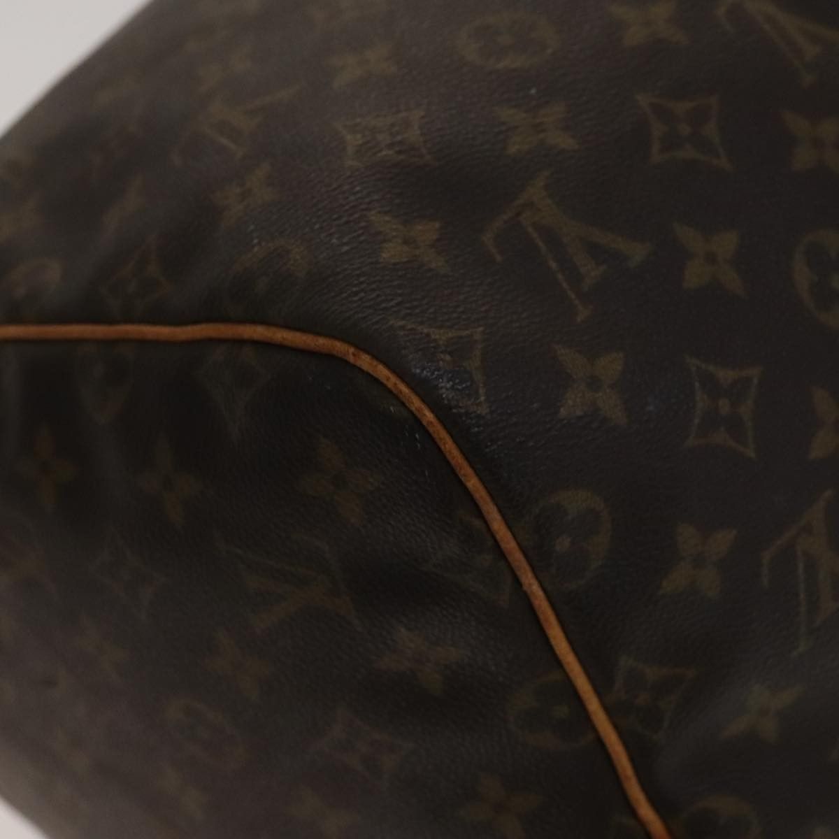Louis Vuitton Keepall 55 Brown Canvas Travel Bag (Pre-Owned) Size ONE SIZE - 12 Thumbnail