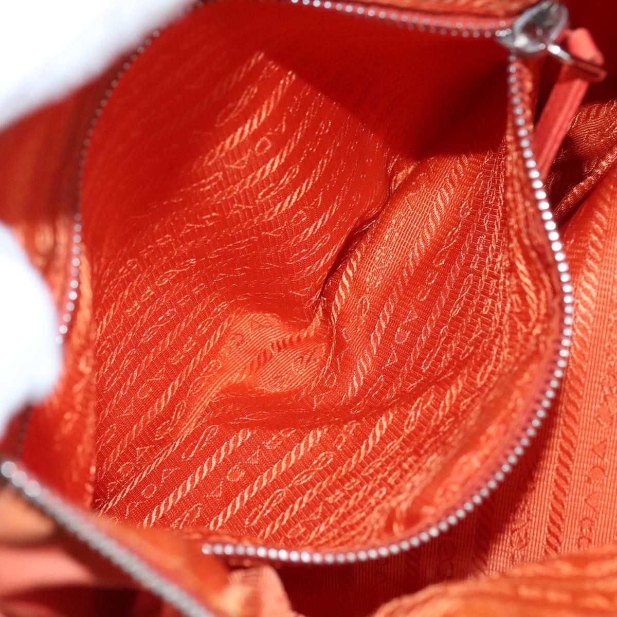 Prada Tessuto Orange Synthetic Shoulder Bag (Pre-Owned) Size ONE SIZE - 15 Thumbnail