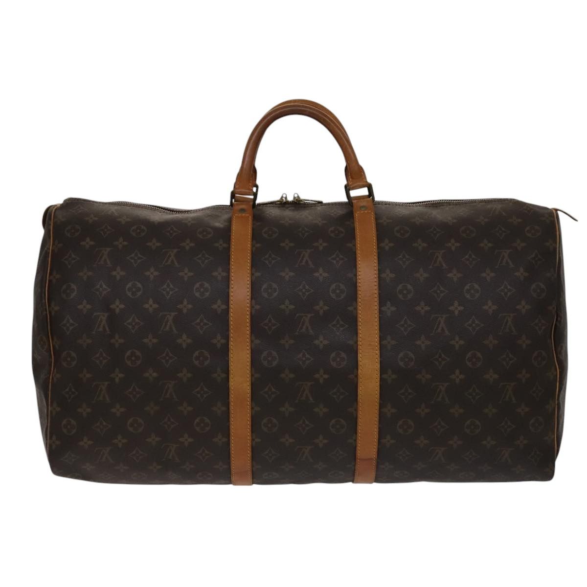 Louis Vuitton Keepall 60 Brown Canvas Travel Bag (Pre-Owned) Size ONE SIZE - 2 Thumbnail