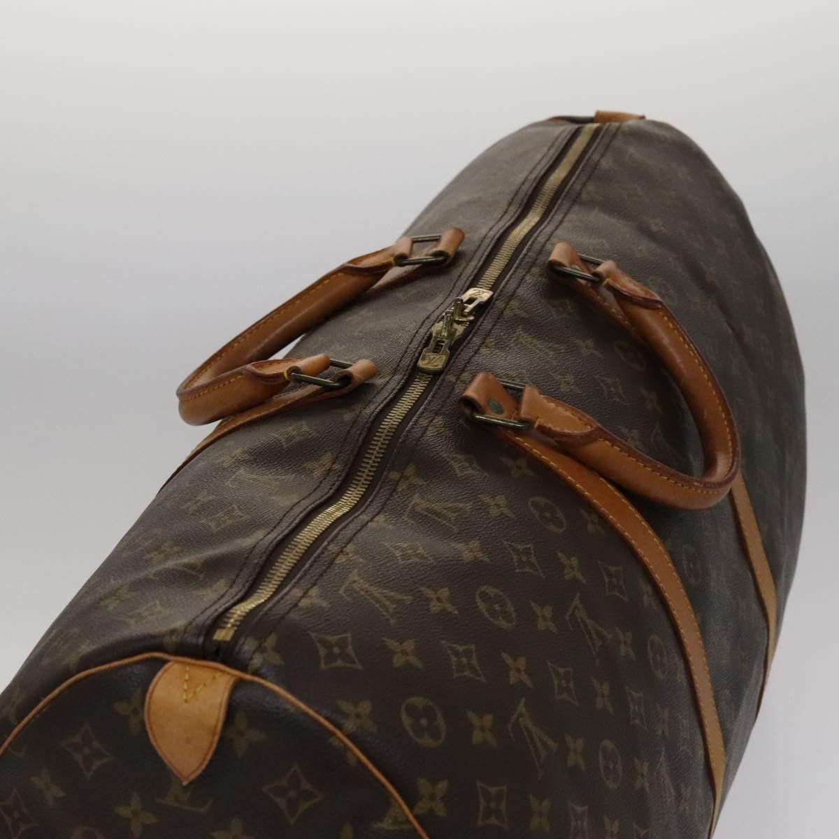 Louis Vuitton Keepall 60 Brown Canvas Travel Bag (Pre-Owned) Size ONE SIZE - 13 Thumbnail