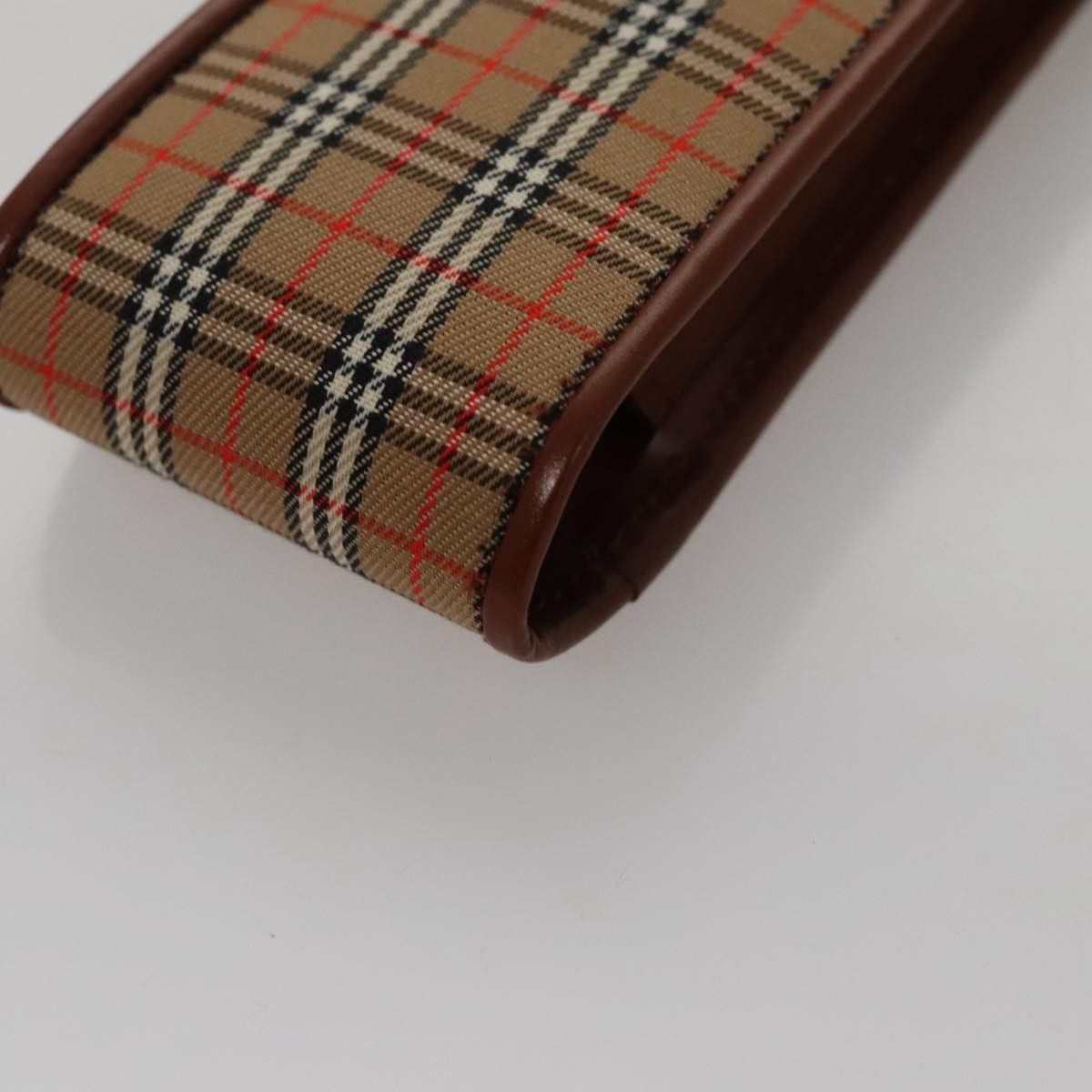 Burberry Nova Check Beige Canvas Clutch Bag (Pre-Owned) Size ONE SIZE - 8 Thumbnail