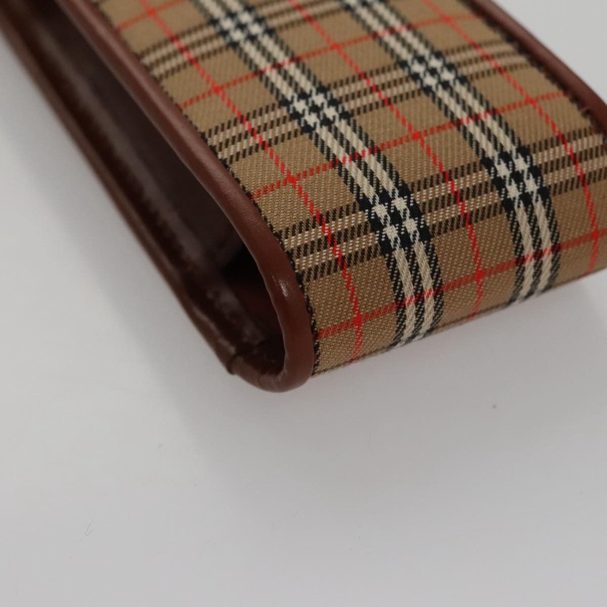Burberry Nova Check Beige Canvas Clutch Bag (Pre-Owned) Size ONE SIZE - 7 Thumbnail