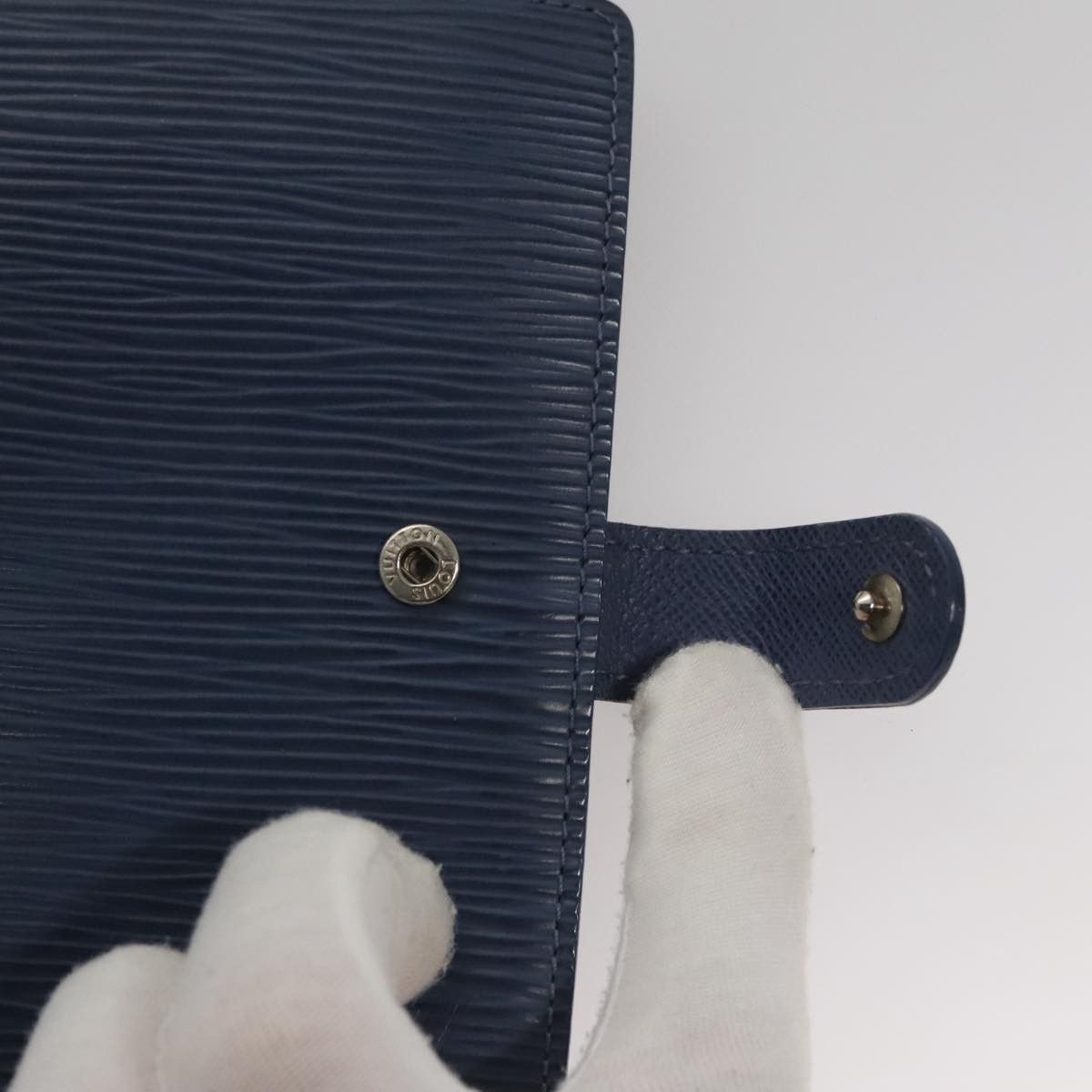 Louis Vuitton Agenda Pm Blue Leather Wallet (Pre-Owned) Size ONE SIZE - 17 Thumbnail