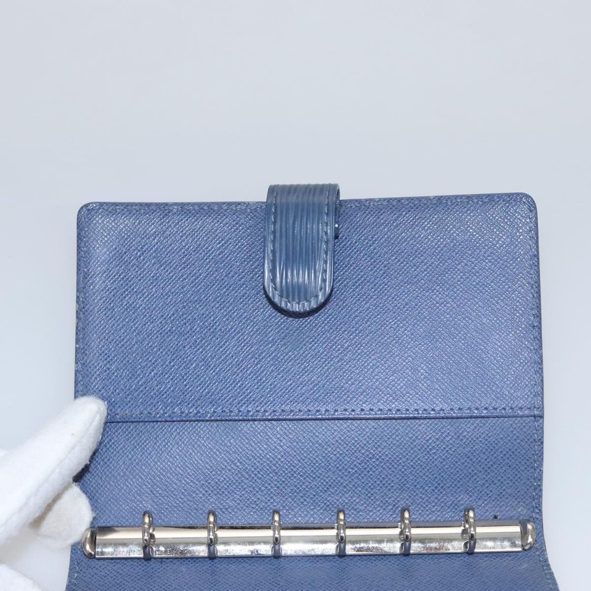 Louis Vuitton Agenda Pm Blue Leather Wallet (Pre-Owned) Size ONE SIZE - 19 Thumbnail
