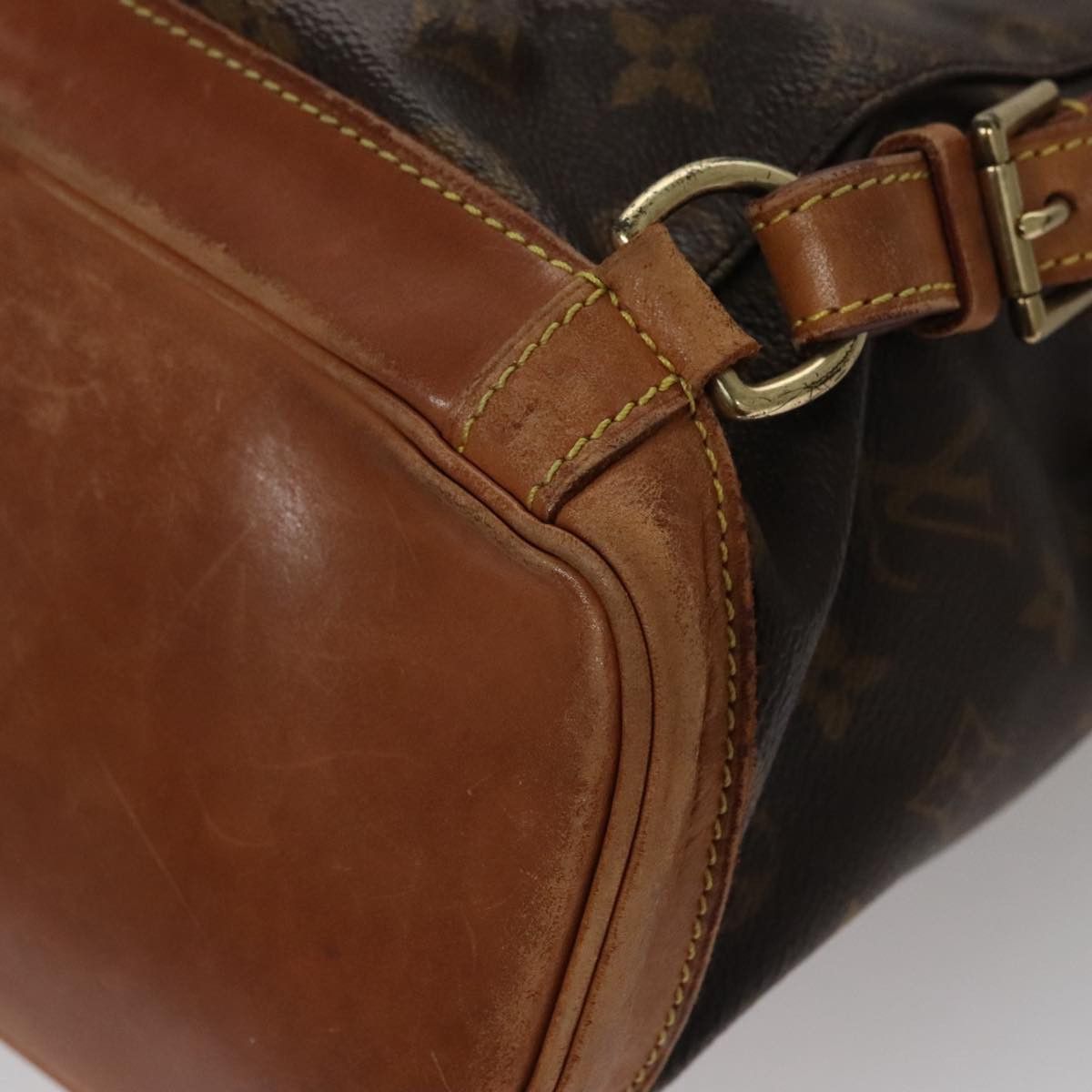 Louis Vuitton Montsouris Mm Brown Canvas Backpack Bag (Pre-Owned) Size ONE SIZE - 10 Thumbnail