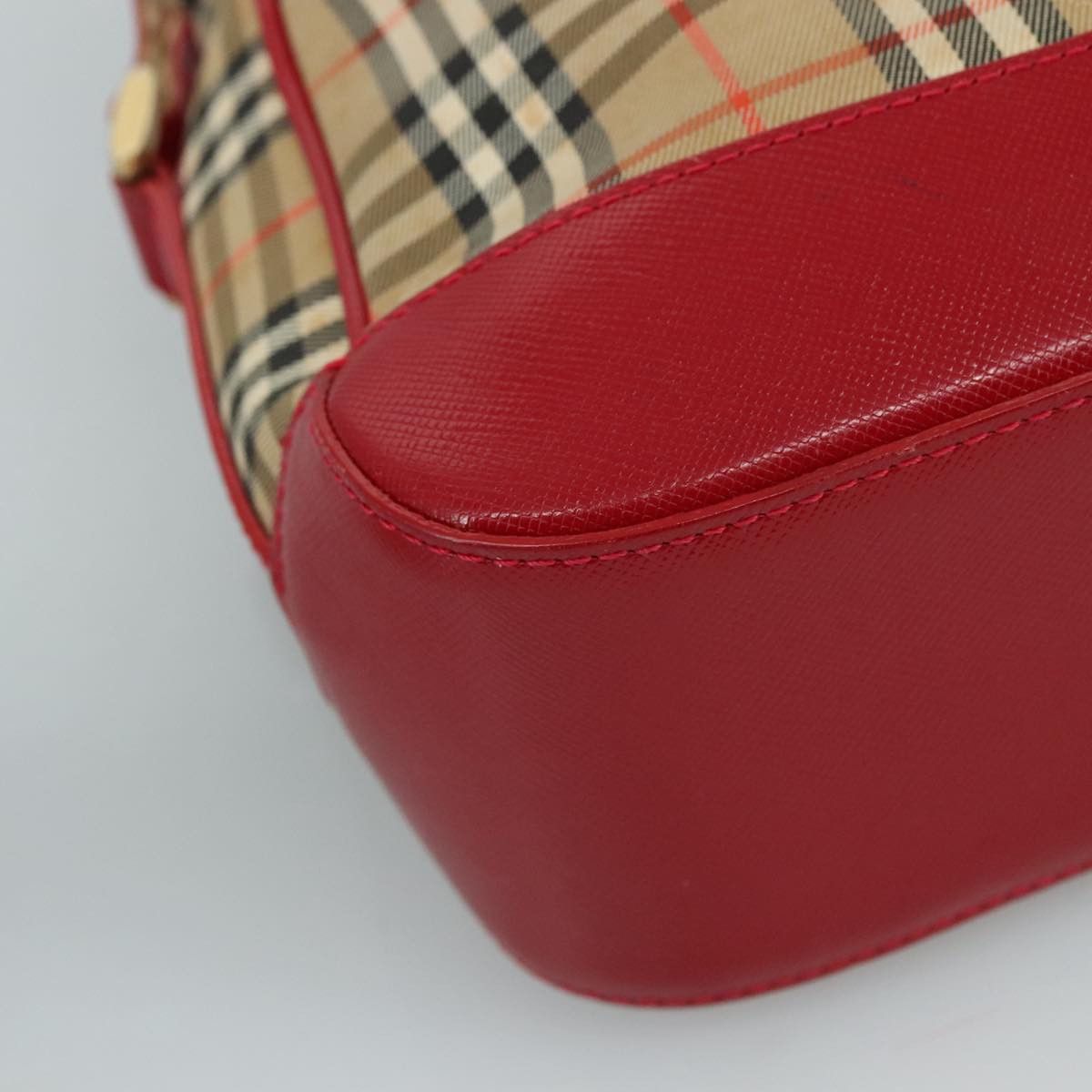 Burberry Nova Check Beige Canvas Shoulder Bag (Pre-Owned) Size ONE SIZE - 10 Thumbnail