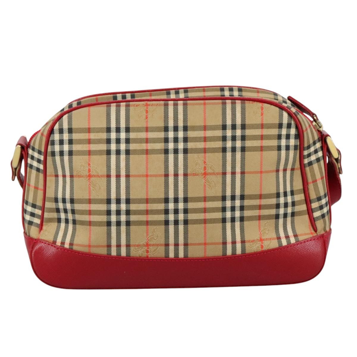 Burberry Nova Check Beige Canvas Shoulder Bag (Pre-Owned) Size ONE SIZE - 2 Thumbnail