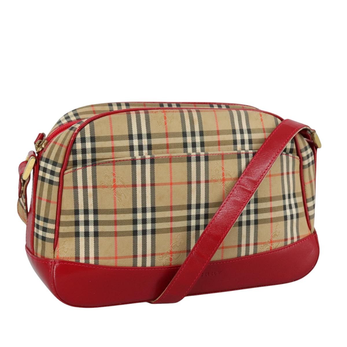 Burberry Nova Check Beige Canvas Shoulder Bag (Pre-Owned) Size ONE SIZE - 15 Thumbnail