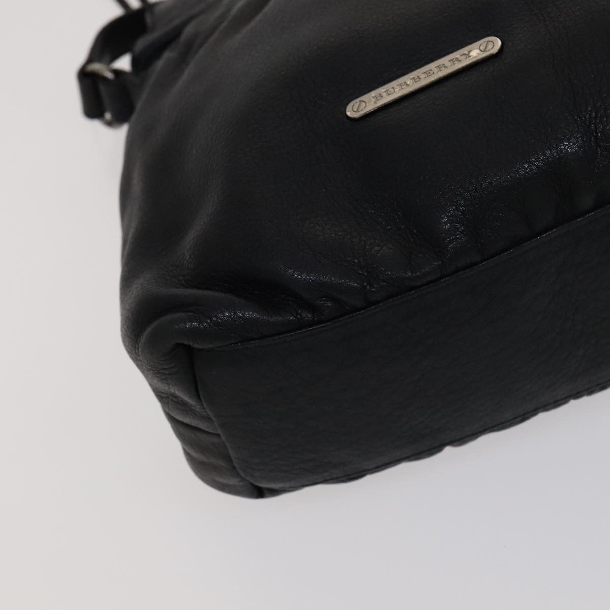 Burberry Black Leather Shoulder Bag (Pre-Owned) Size ONE SIZE - 8 Thumbnail
