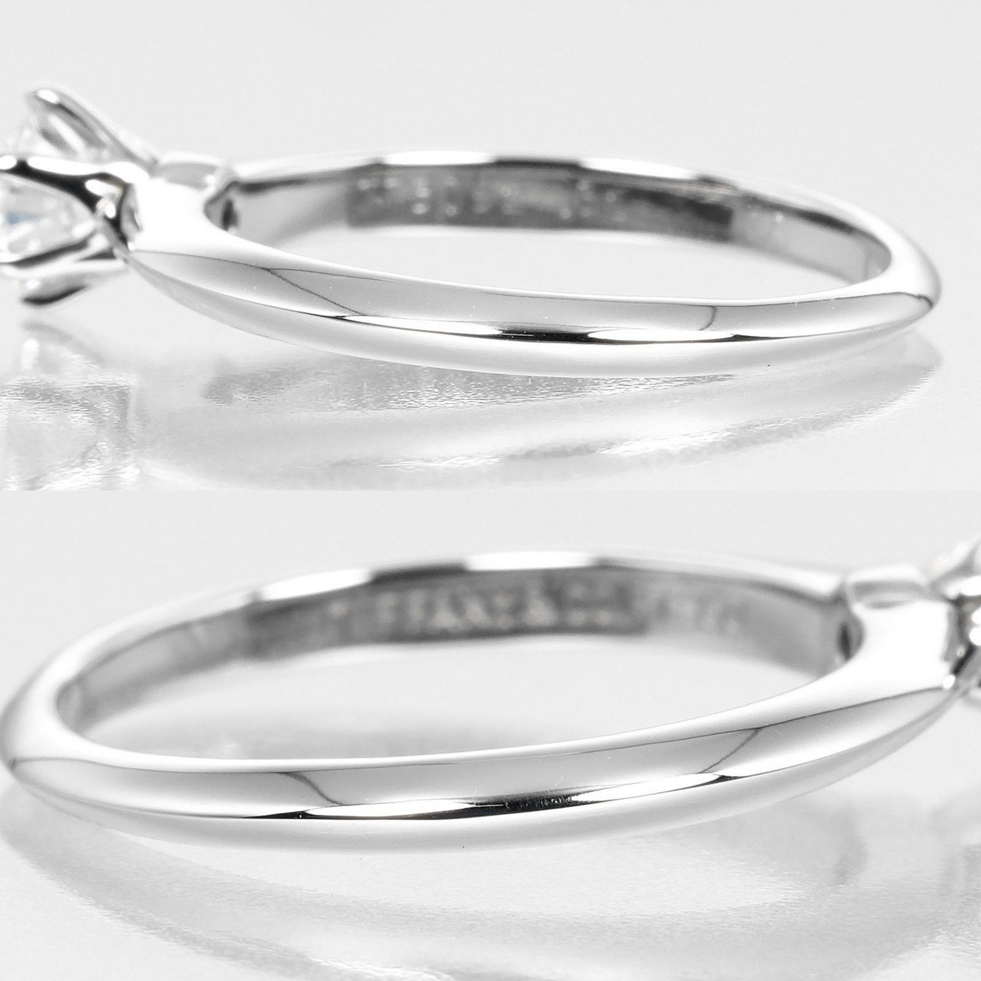Tiffany & Co. Tiffany & Co. Solitaire Ring Size 8 0.32ct VS2/E/GOOD Pt950 Platinum Diamond Approx. 3g Size ONE SIZE - 5 Thumbnail