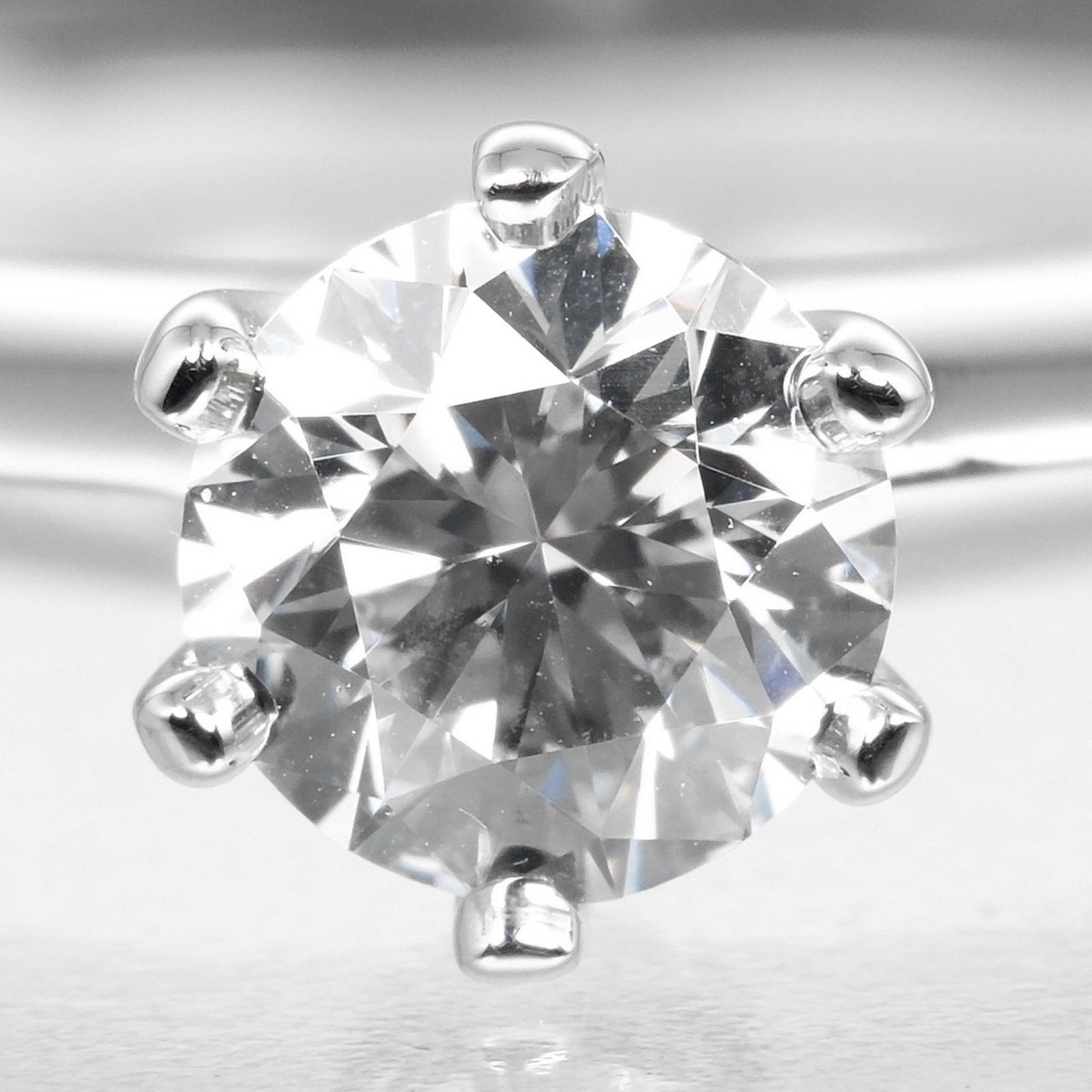 Tiffany & Co. Tiffany & Co. Solitaire Ring Size 8 0.32ct VS2/E/GOOD Pt950 Platinum Diamond Approx. 3g Size ONE SIZE - 6 Thumbnail