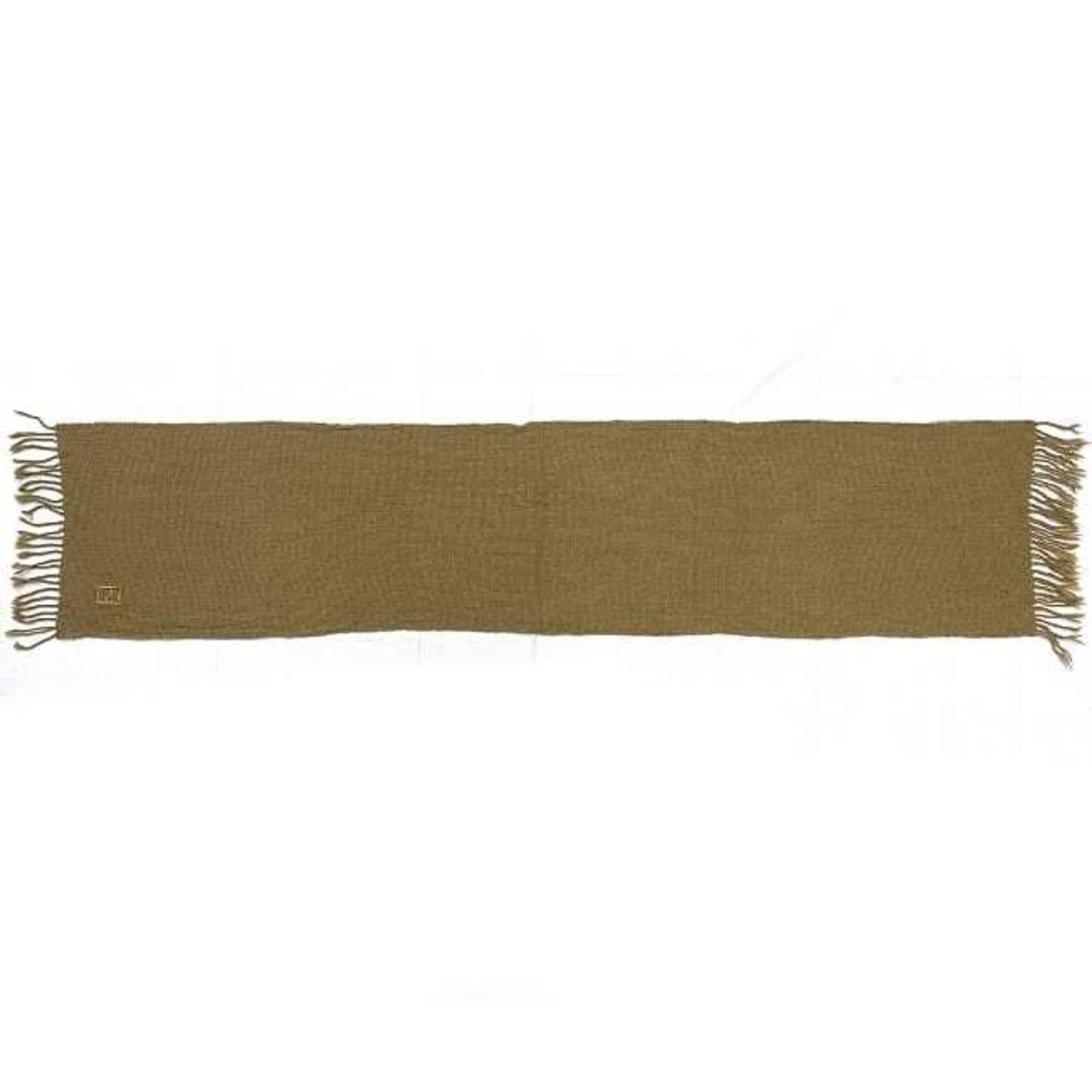 Fendi Fendi scarf ec-21940 beige wool 100% FENDI stole shawl for women chic embroidery Size ONE SIZE - 3 Thumbnail