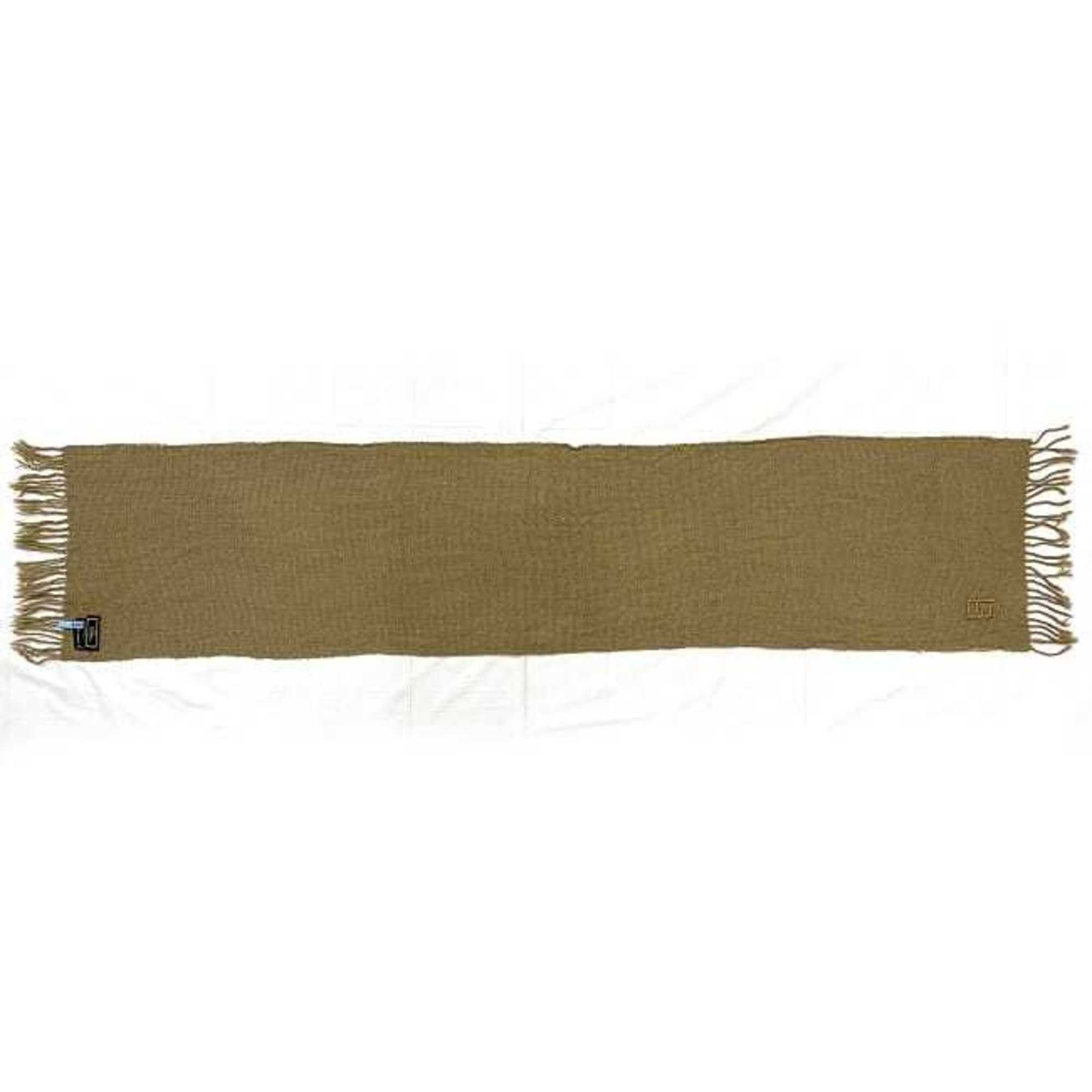 Fendi Fendi scarf ec-21940 beige wool 100% FENDI stole shawl for women chic embroidery Size ONE SIZE - 4 Thumbnail