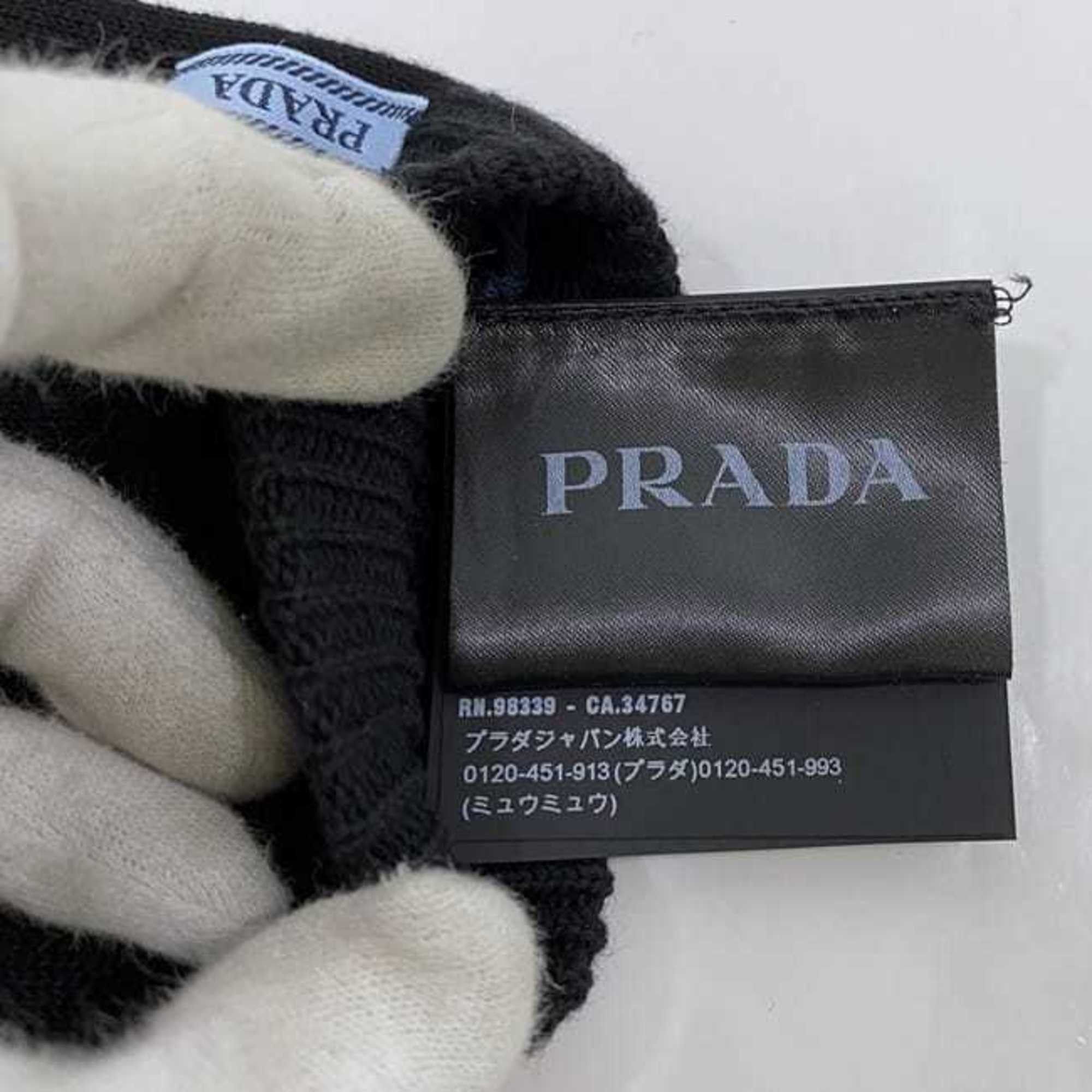 Prada Prada gloves ec-22055 Black NERO DNA615 100% cotton PRADA for women Size ONE SIZE - 8 Thumbnail