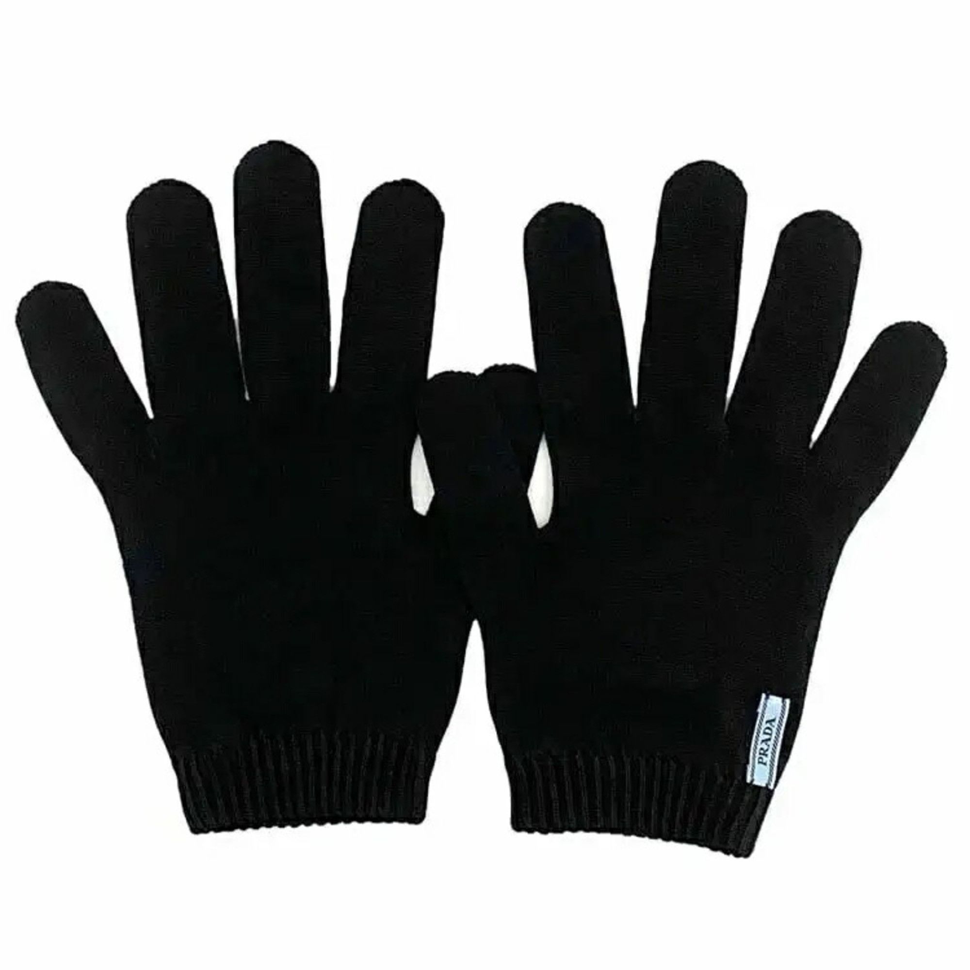 Prada Prada gloves ec-22055 Black NERO DNA615 100% cotton PRADA for women Size ONE SIZE - 2 Thumbnail
