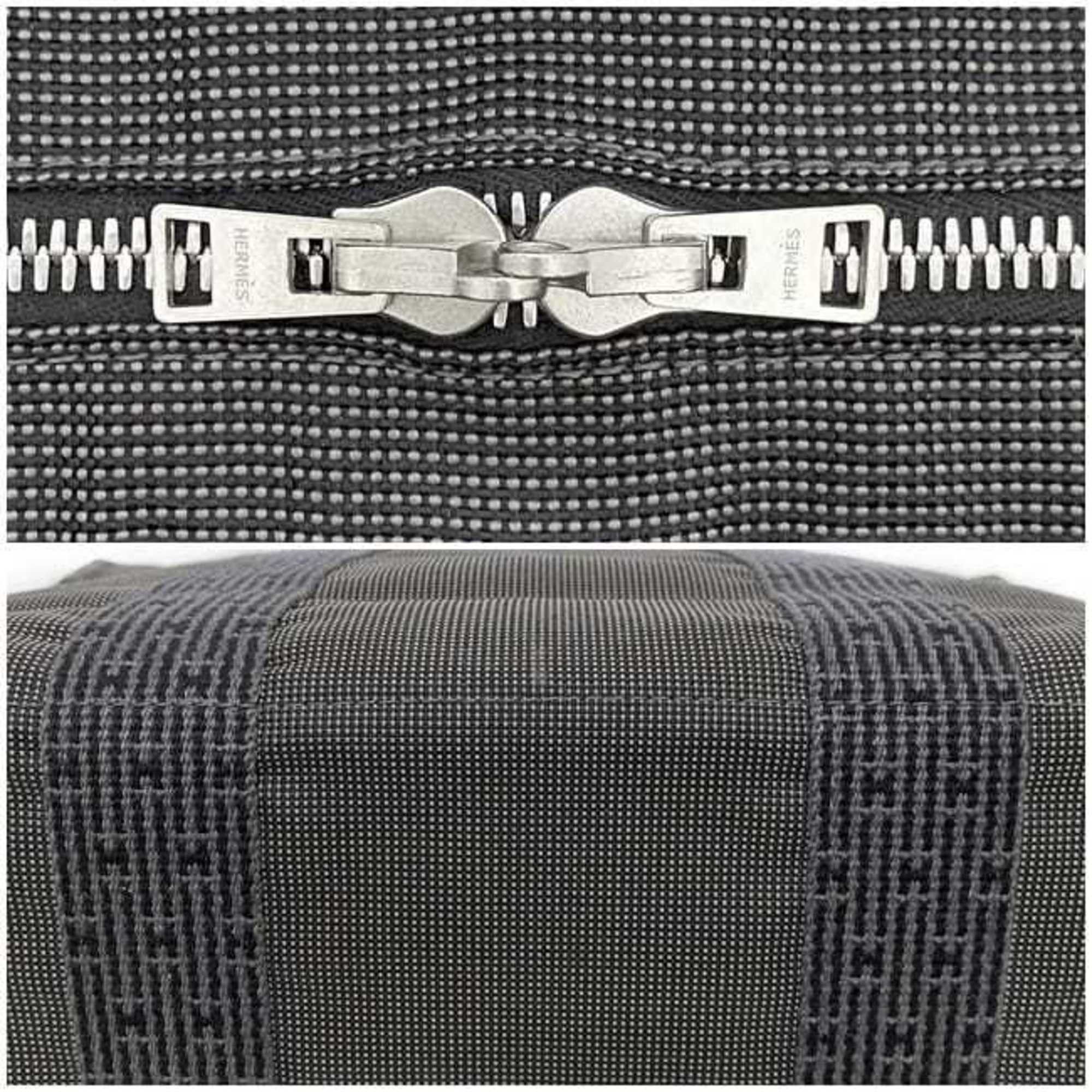 Hermes Hermes Tote Bag Air MM ec-22139 Grey Line Canvas HERMES Women's Men's Unisex Size ONE SIZE - 10 Thumbnail