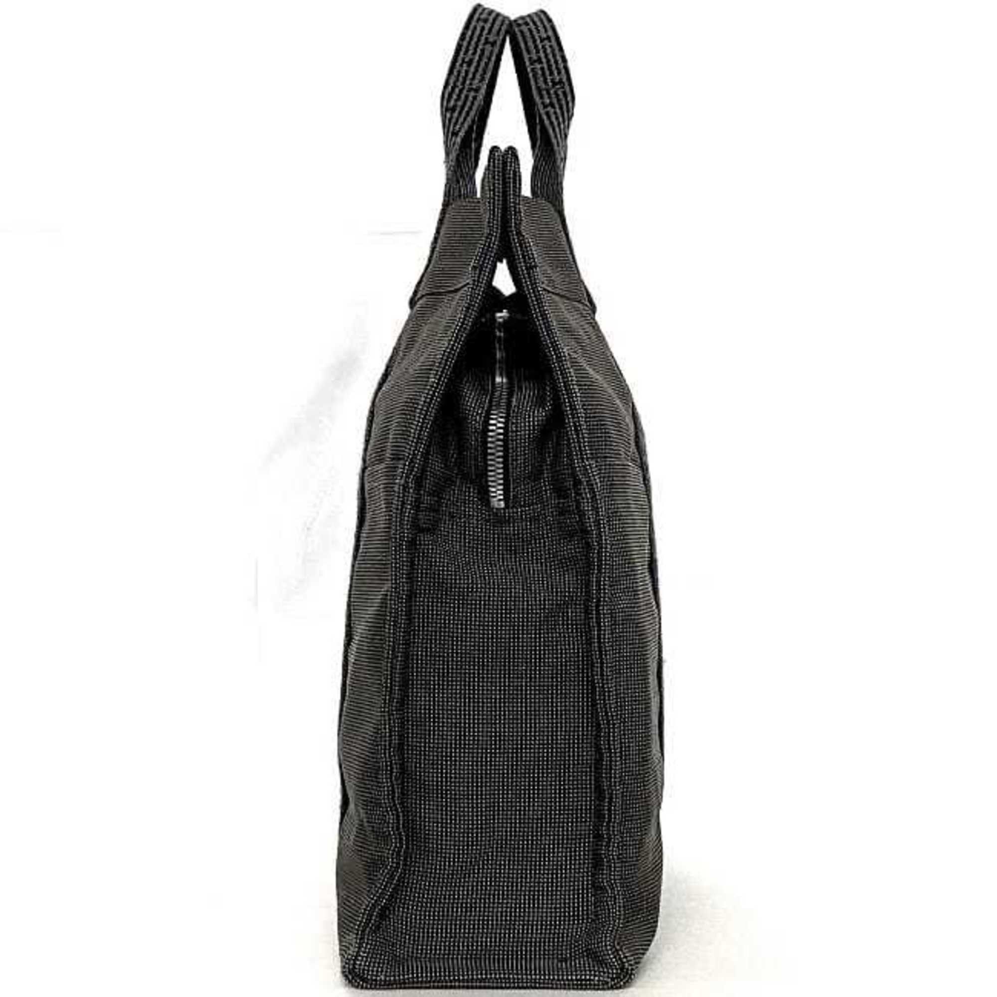 Hermes Hermes Tote Bag Air MM ec-22139 Grey Line Canvas HERMES Women's Men's Unisex Size ONE SIZE - 3 Thumbnail