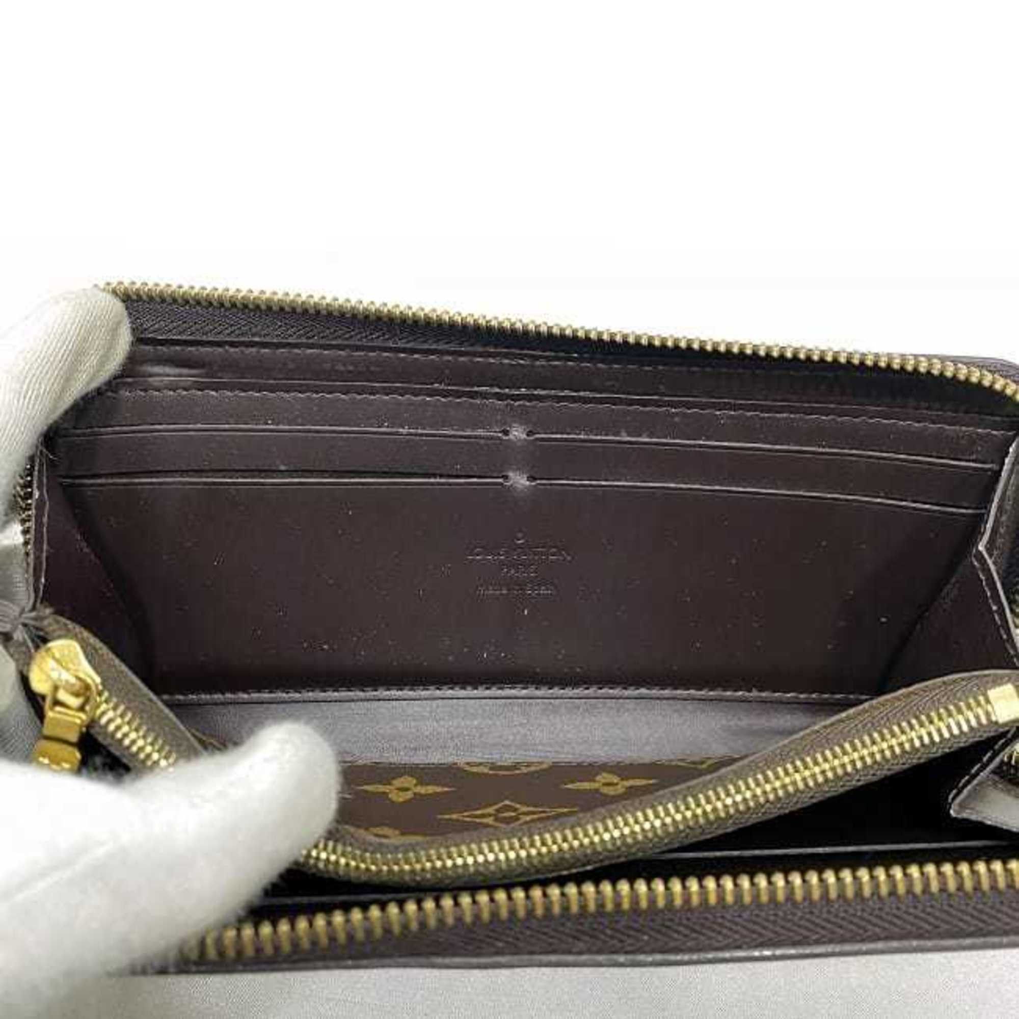 Louis Vuitton Louis Vuitton Wallet Portefeuille Miroir f-22001 Bordeaux Brown Magenta Amaranth Vernis Monogram M64403 Round Long Patent Leather Canvas LOUIS VUITTON Bicolor Size ONE SIZE - 7 Thumbnail