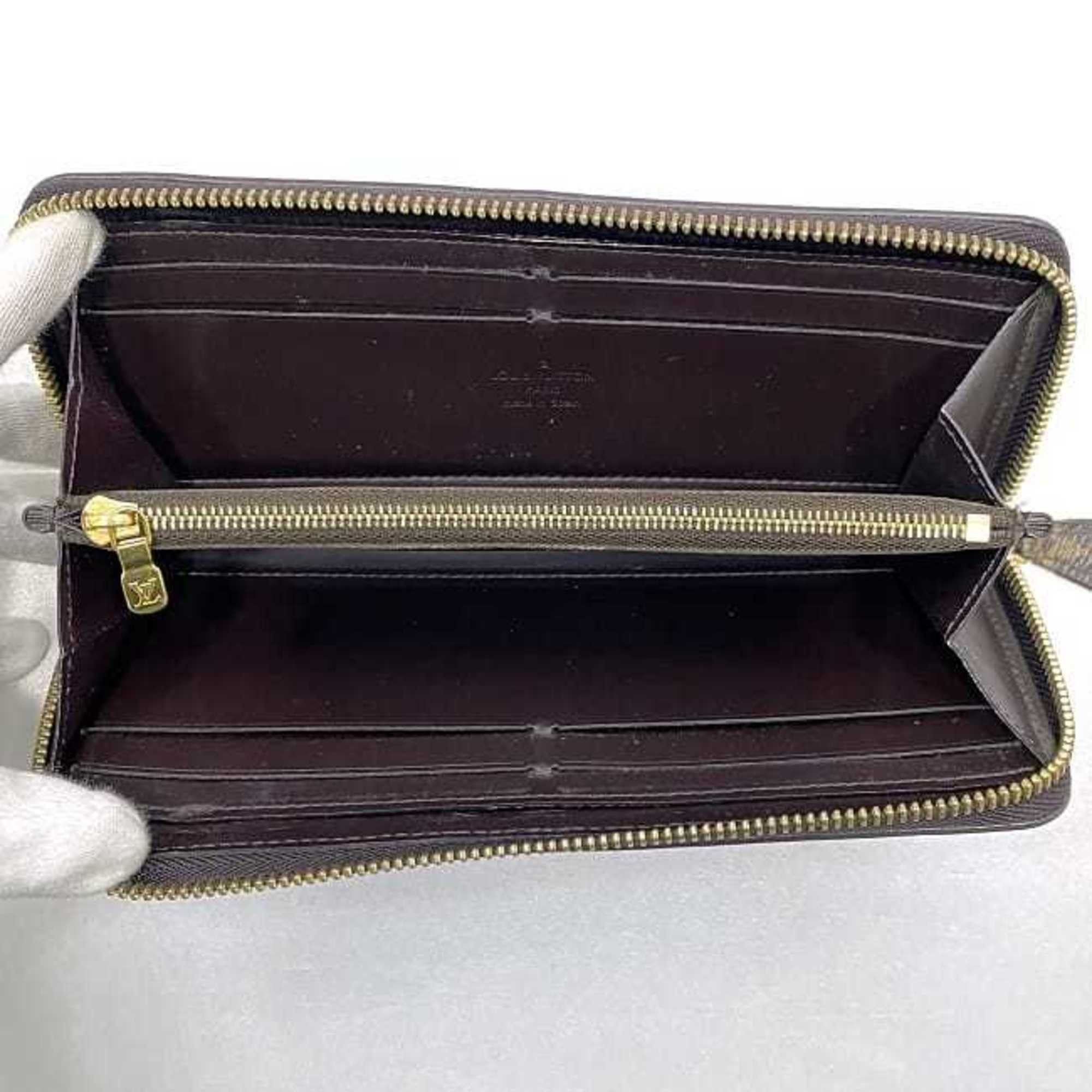 Louis Vuitton Louis Vuitton Wallet Portefeuille Miroir f-22001 Bordeaux Brown Magenta Amaranth Vernis Monogram M64403 Round Long Patent Leather Canvas LOUIS VUITTON Bicolor Size ONE SIZE - 4 Thumbnail