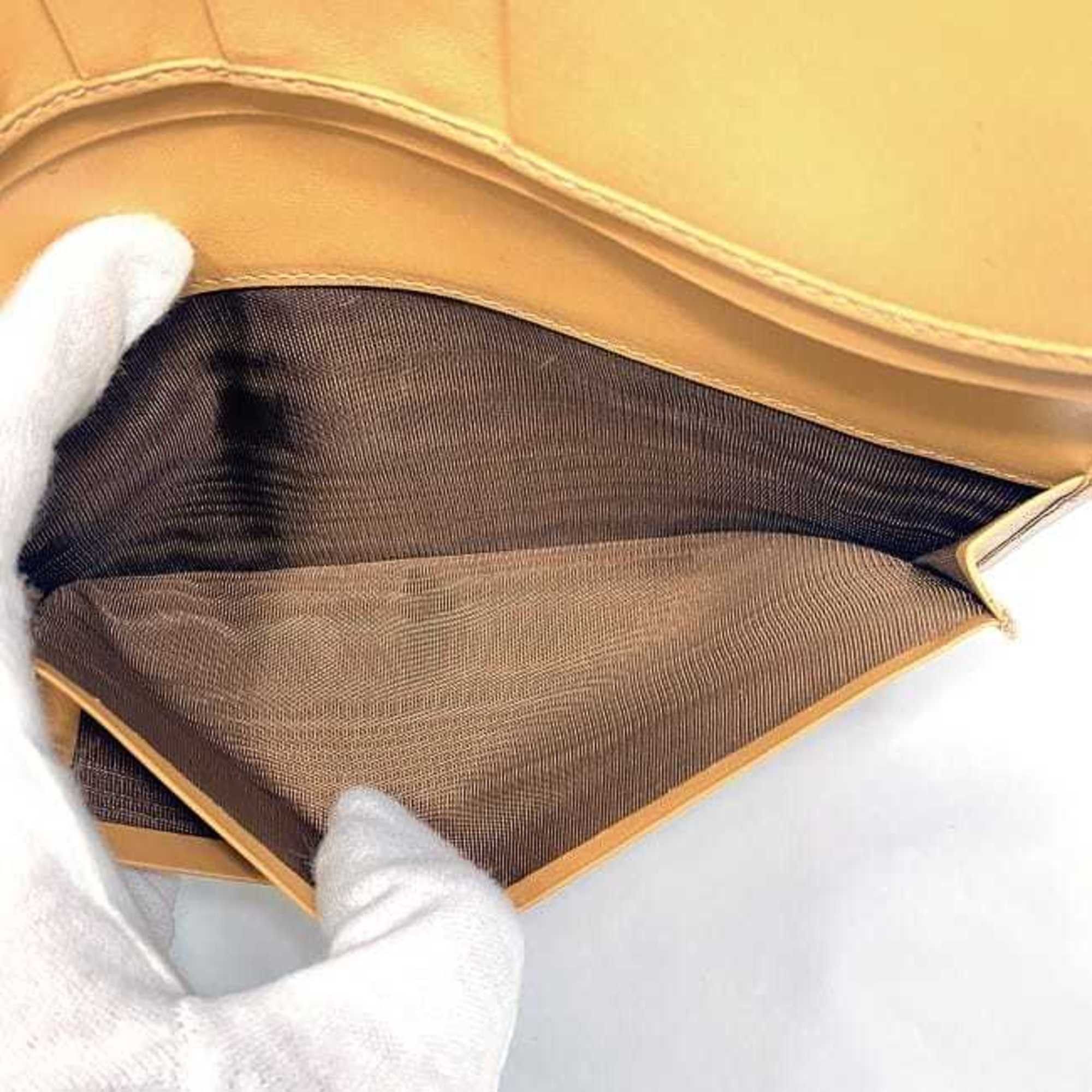 Celine Celine Bi-fold Long Wallet ec-21979 Brown Beige Macadam Billfold PVC Leather M13 CELINE Women's Men's Unisex Size ONE SIZE - 8 Thumbnail