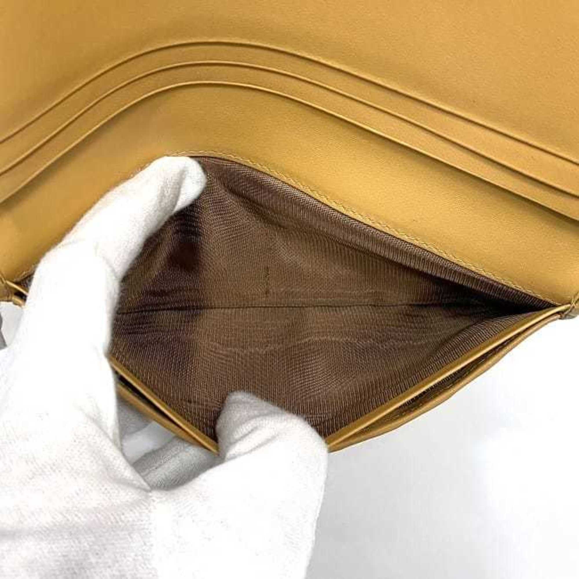 Celine Celine Bi-fold Long Wallet ec-21979 Brown Beige Macadam Billfold PVC Leather M13 CELINE Women's Men's Unisex Size ONE SIZE - 9 Thumbnail