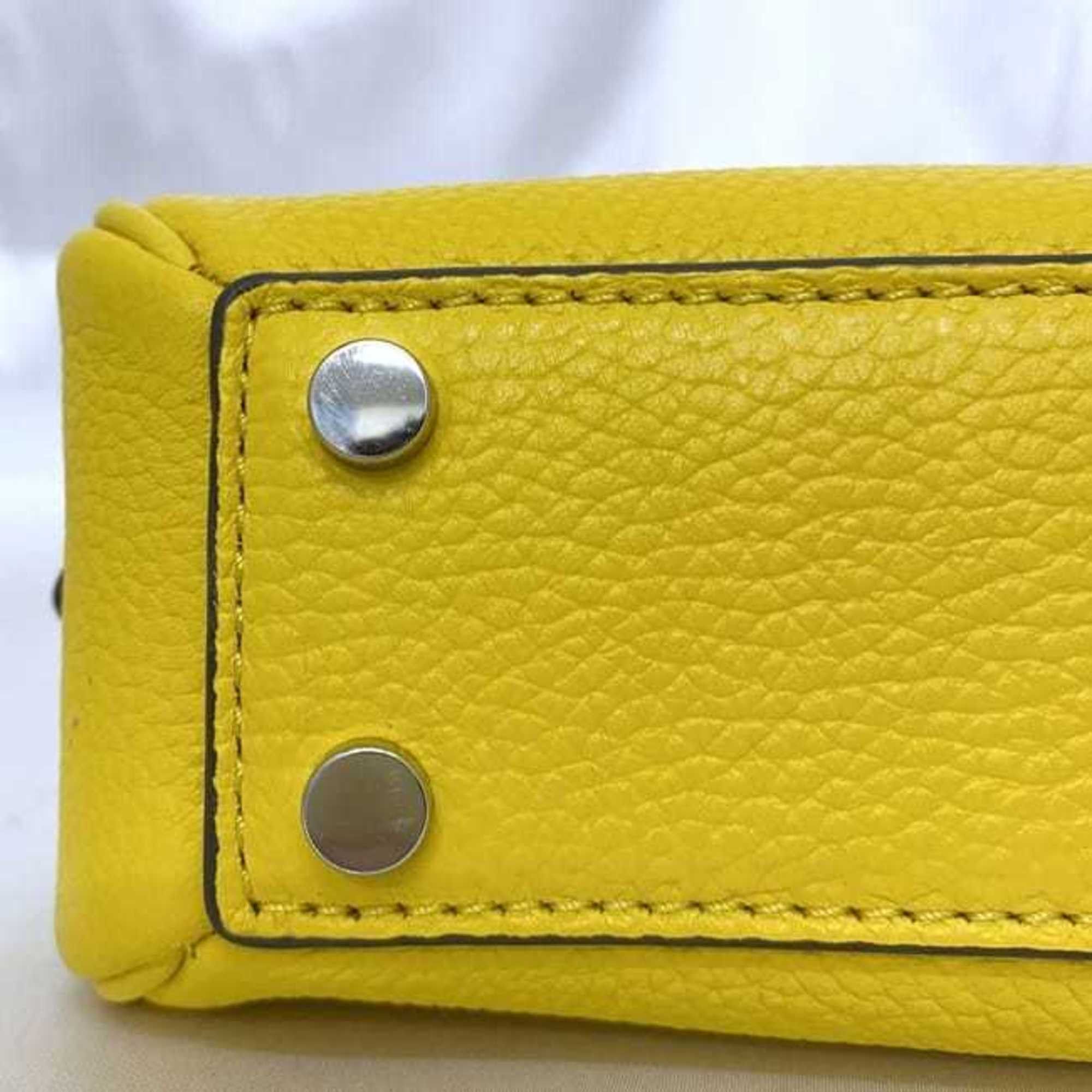 Michael Kors Michael Kors Handbag ec-22118 Yellow 30T4S1VS5T B.DNDLI Leather MICHAEL KORS Freestanding Boston Size ONE SIZE - 6 Thumbnail