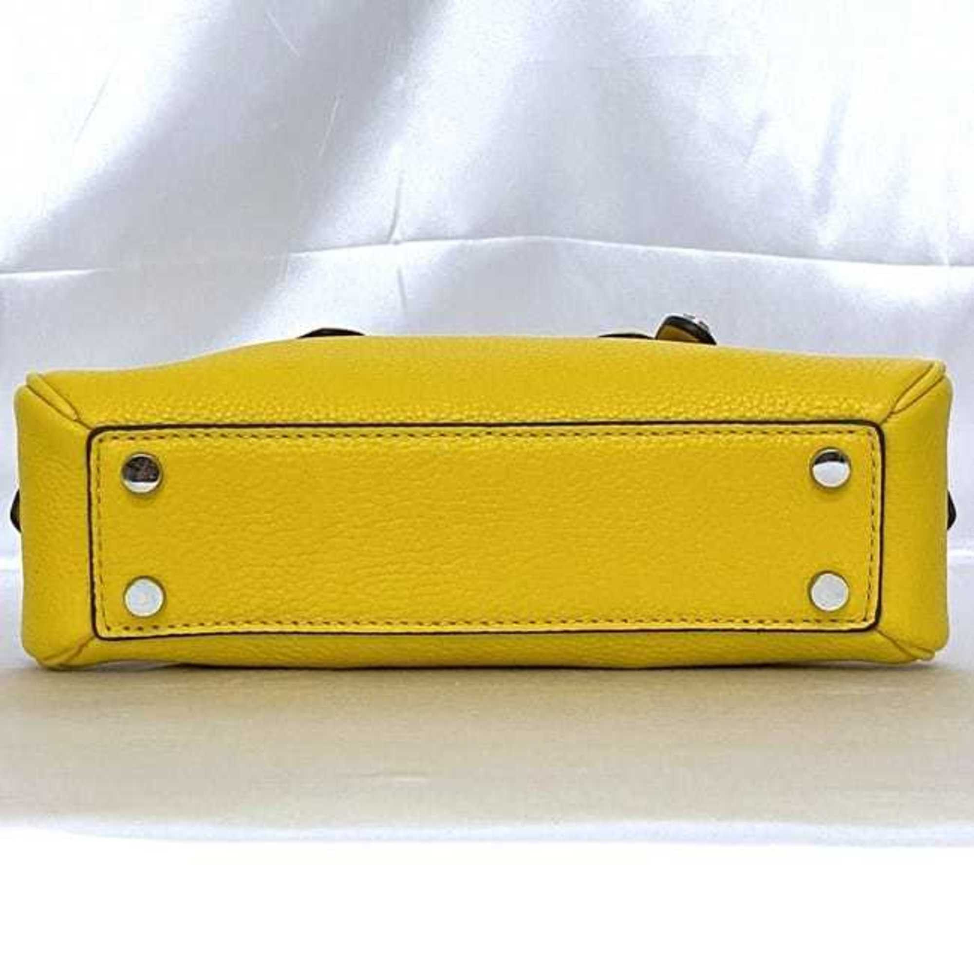 Michael Kors Michael Kors Handbag ec-22118 Yellow 30T4S1VS5T B.DNDLI Leather MICHAEL KORS Freestanding Boston Size ONE SIZE - 5 Thumbnail